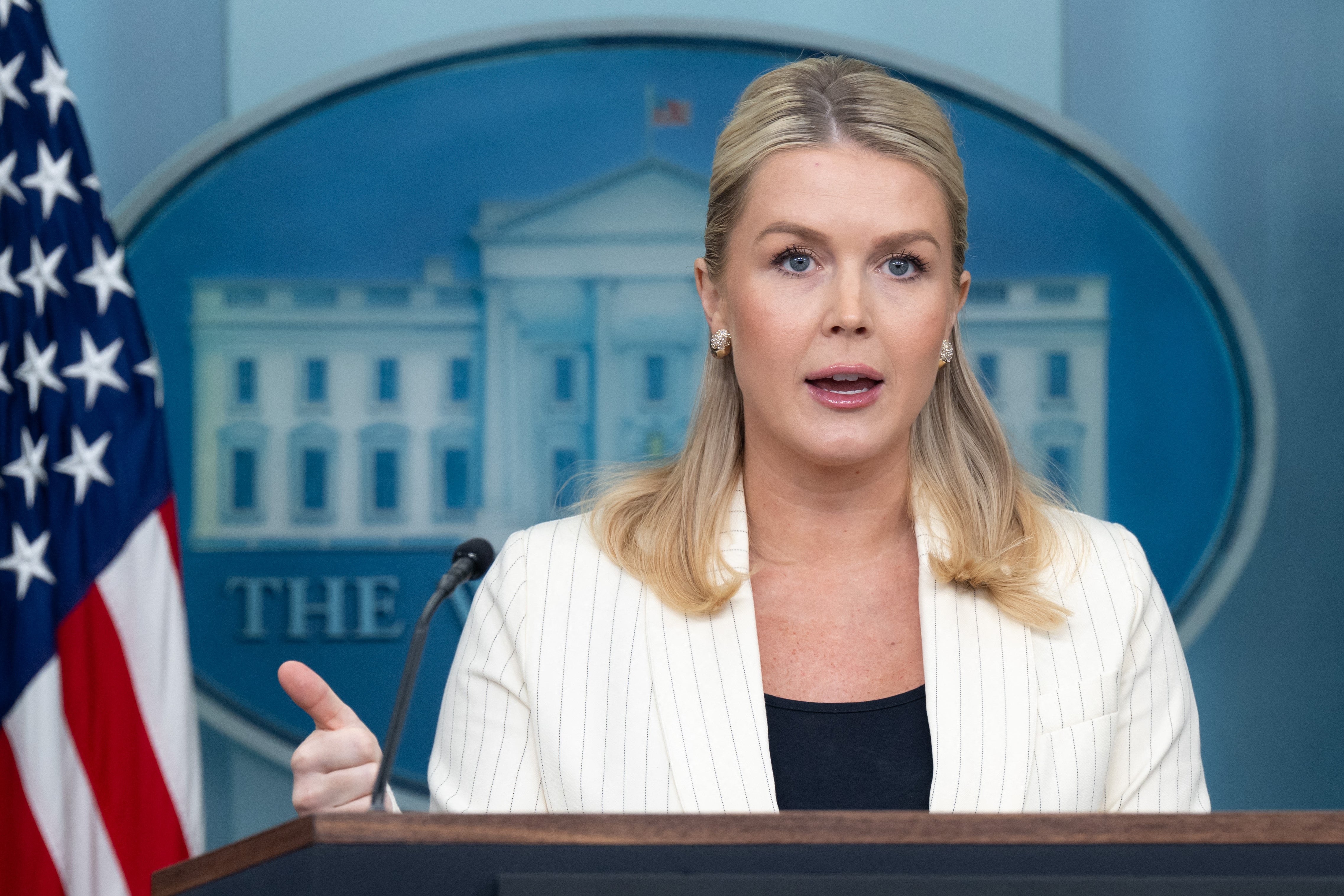 White House press secretary Karoline Leavitt has been roasted for a post touting President Donald Trump’s executive order to speed up reviews of psychedelic drugs to treat mental illness