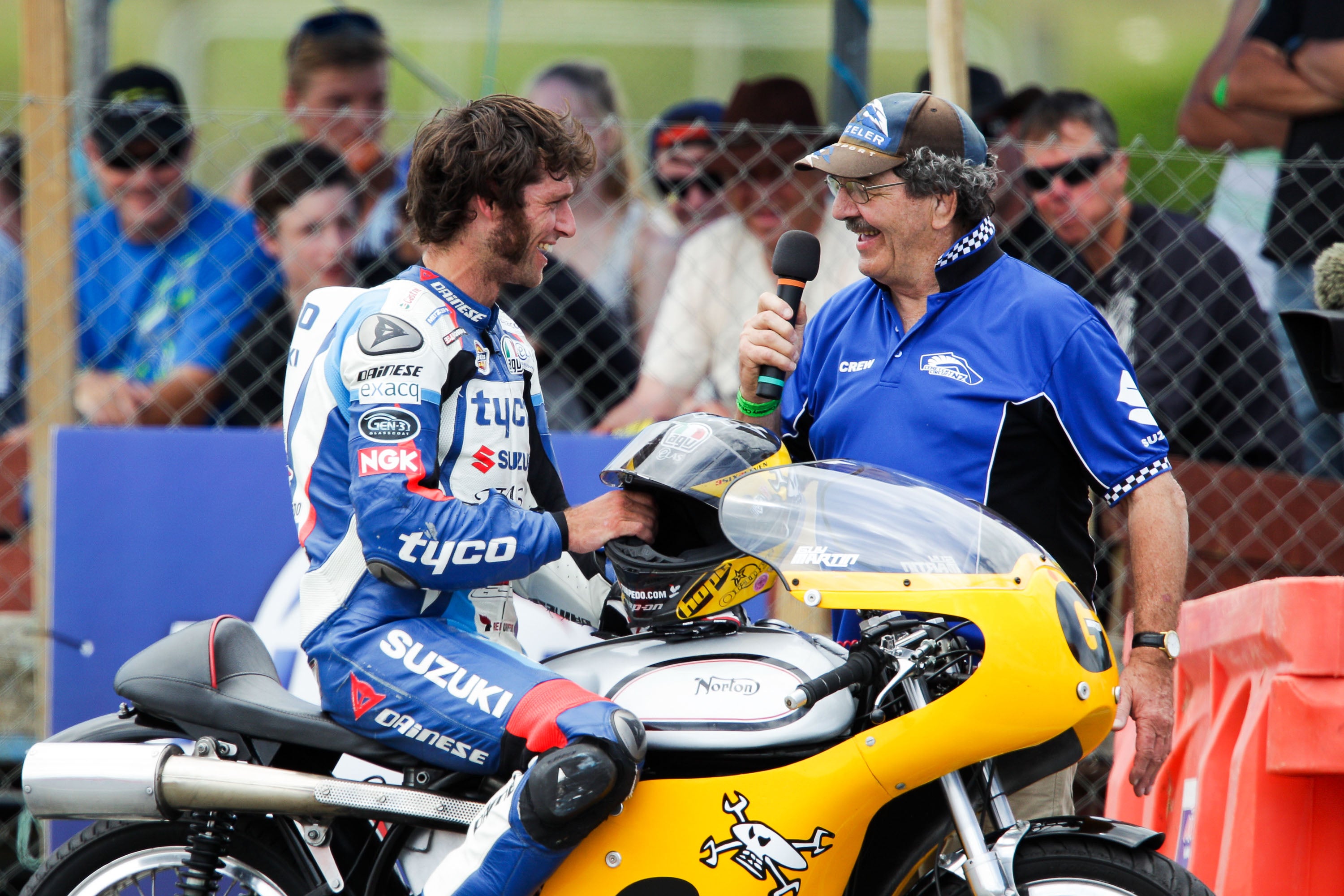 Martin retired from racing in 2017