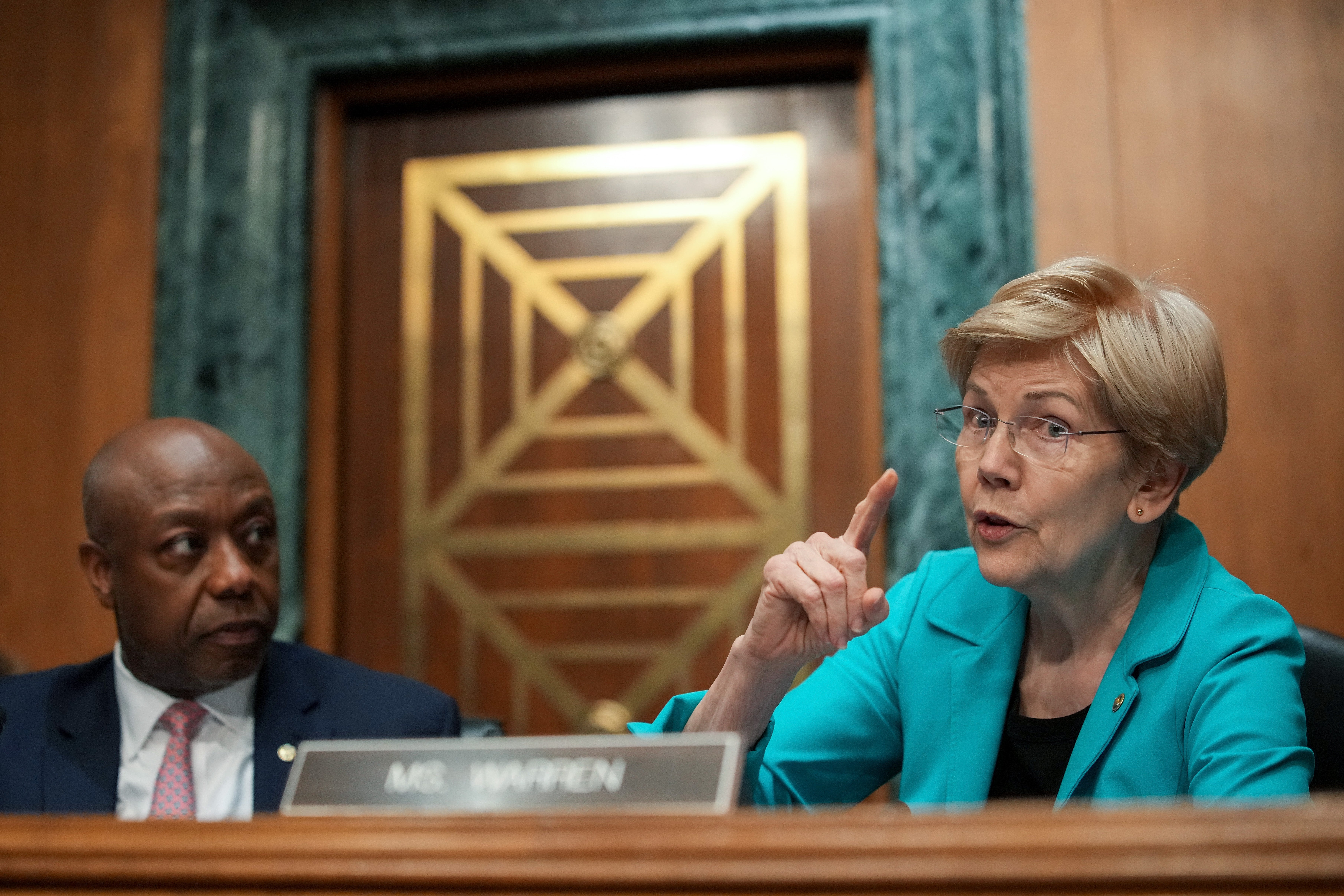 Warren accused Warsh of being a ‘sock puppet’ for Trump and his interests