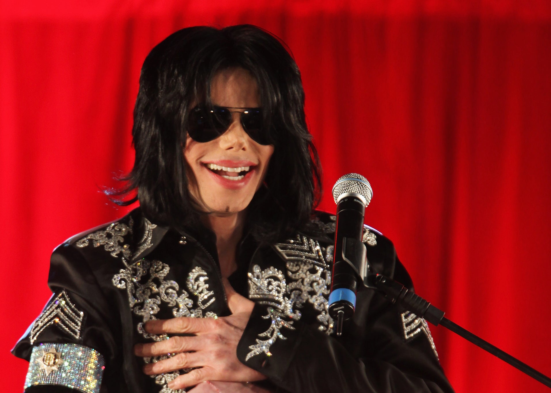 Michael Jackson in 2009, three months before his death