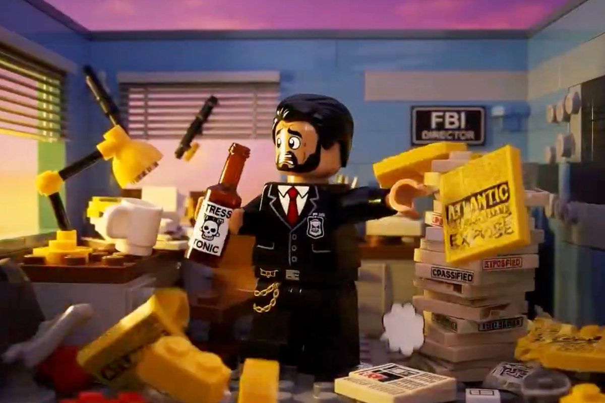 Kash Patel’s alleged drinking mocked in AI Lego video