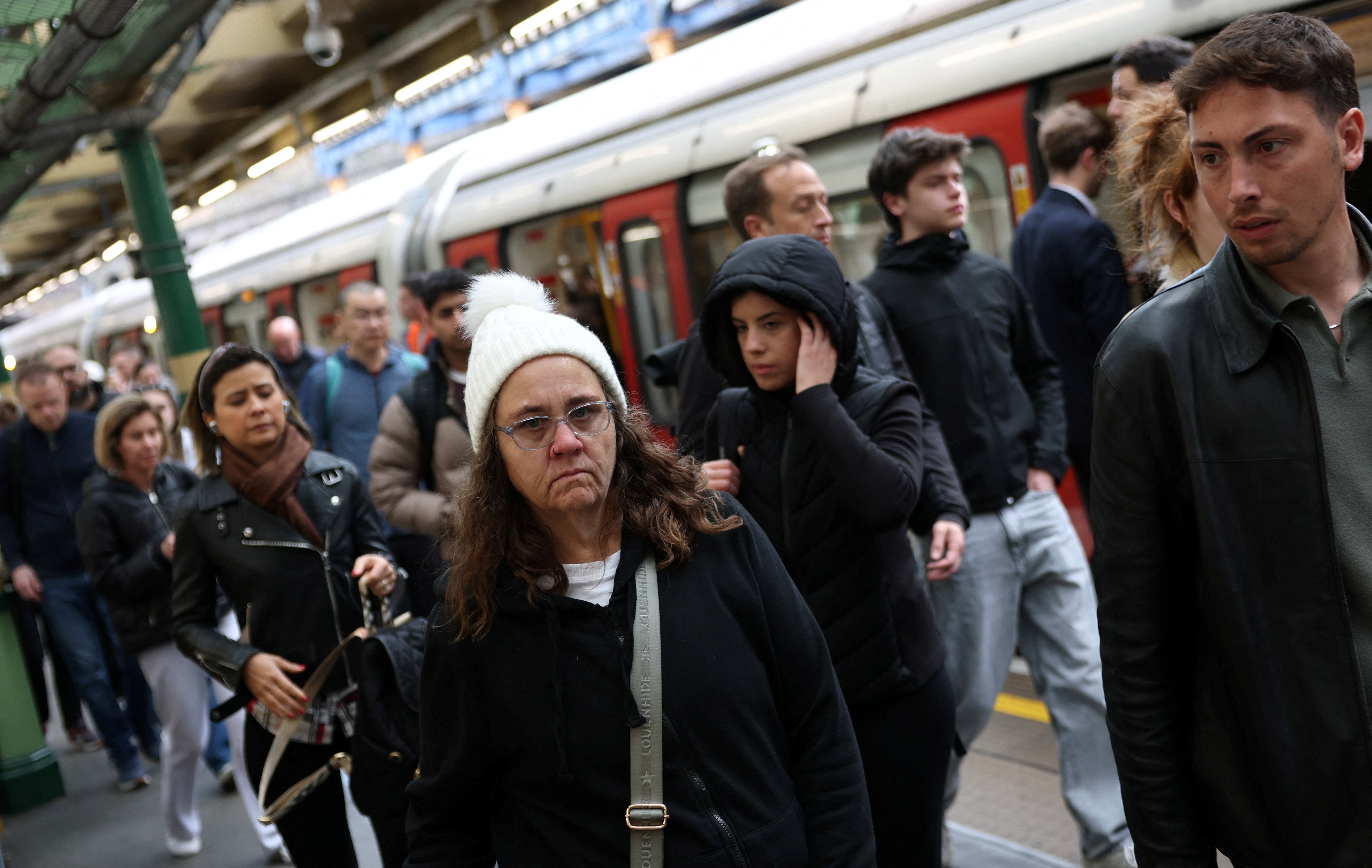 Transport for London (TfL) urged passengers to check before they travel, as the industrial action led to widespread delays