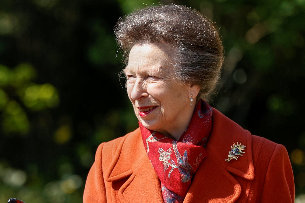 Princess Anne’s joy as she opens new Queen Elizabeth II garden