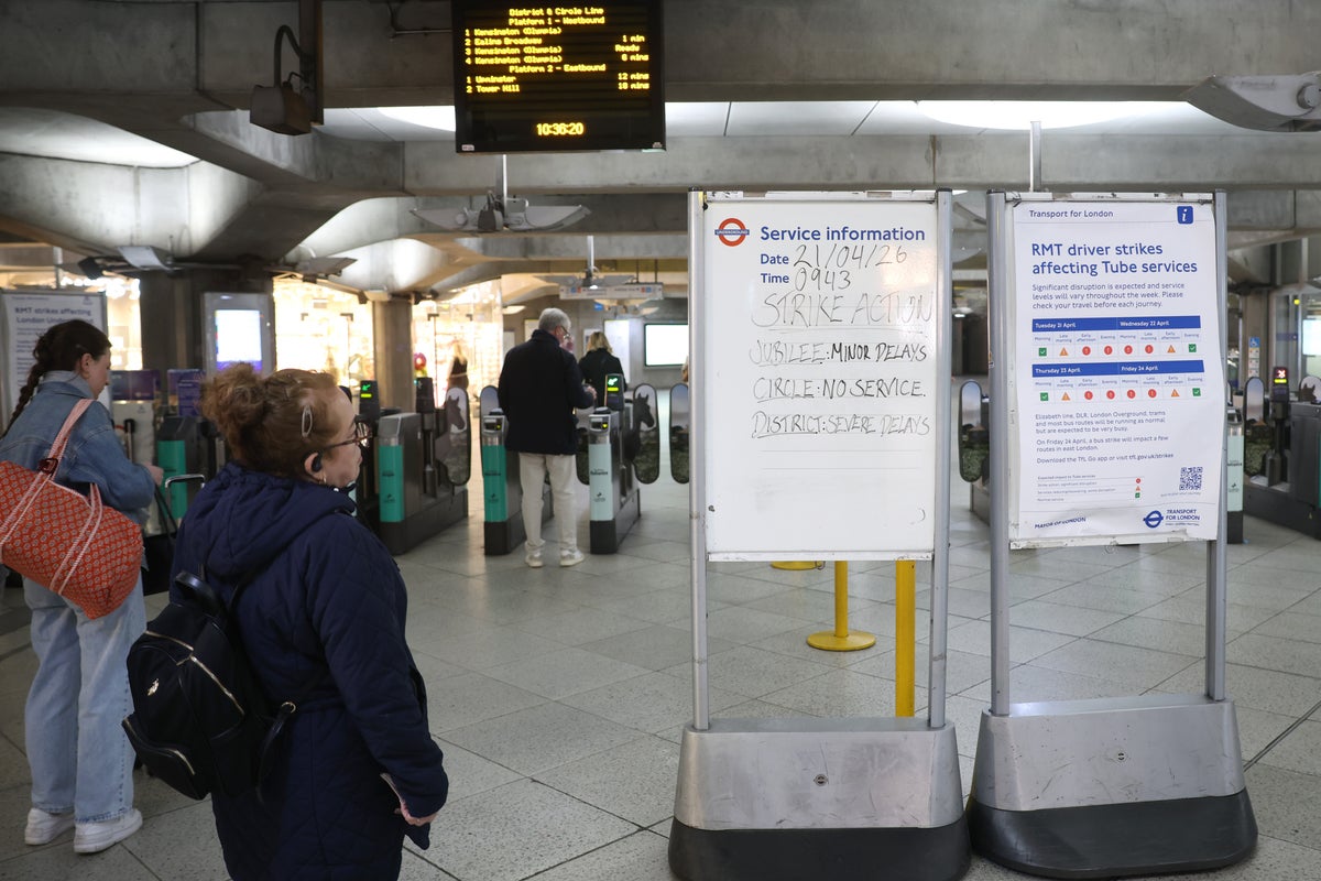 Travel disruption as Tube services crippled by drivers’ strike
