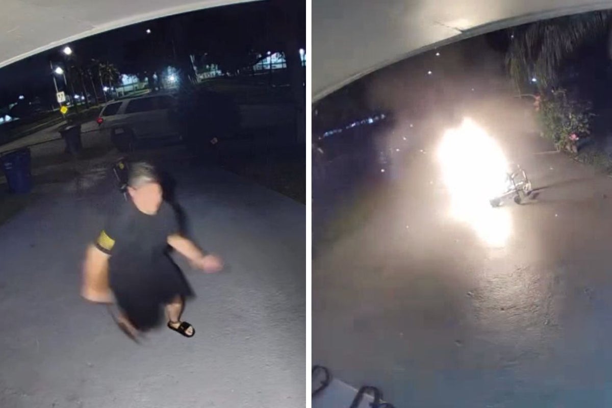 İkinci el mağazasından satın alınan elektrikli tekerlekli sandalye, kadının onu evinden dışarı sürüklemesinden birkaç saniye sonra patladı