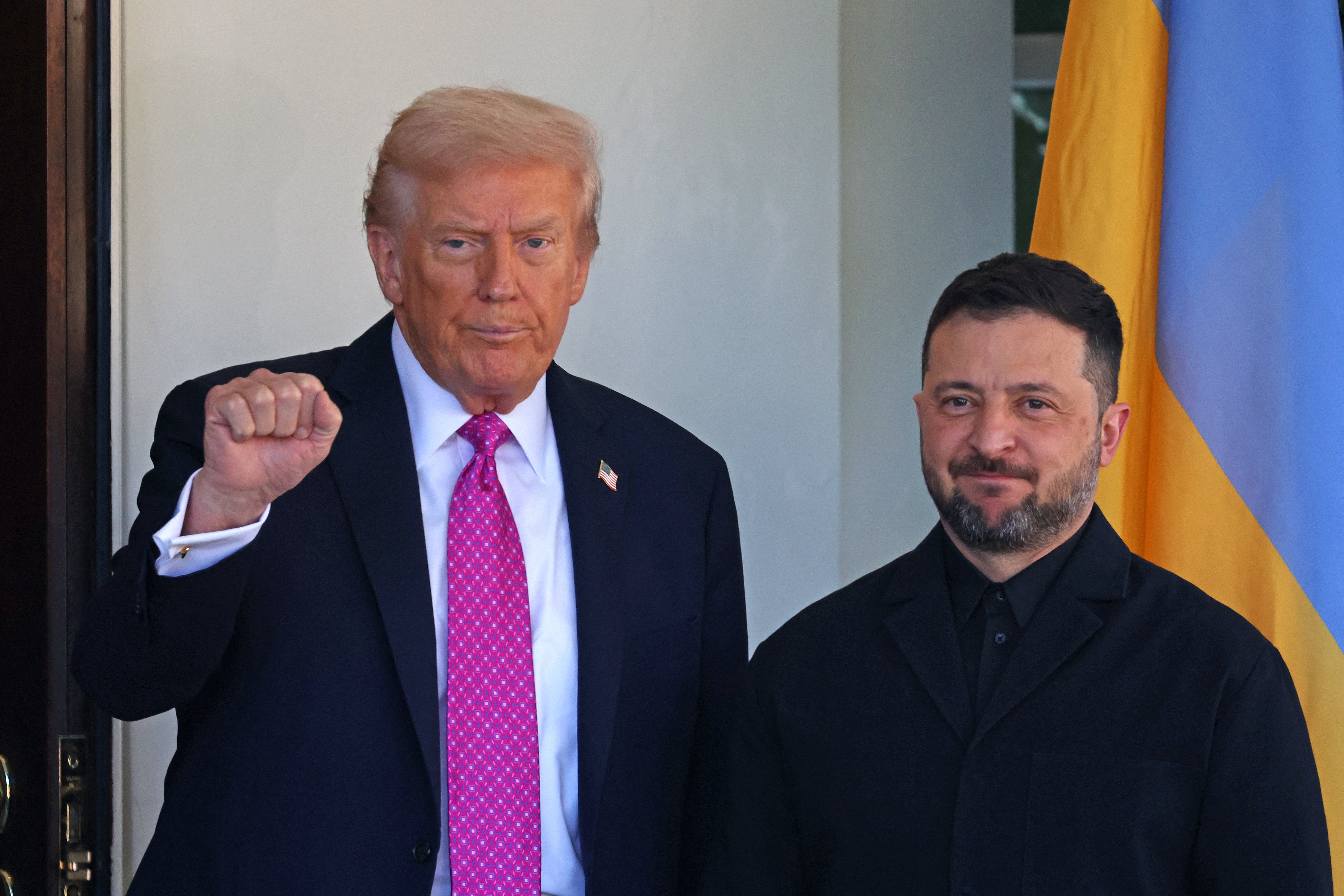 President Trump with President Zelensky (AFP/Getty)