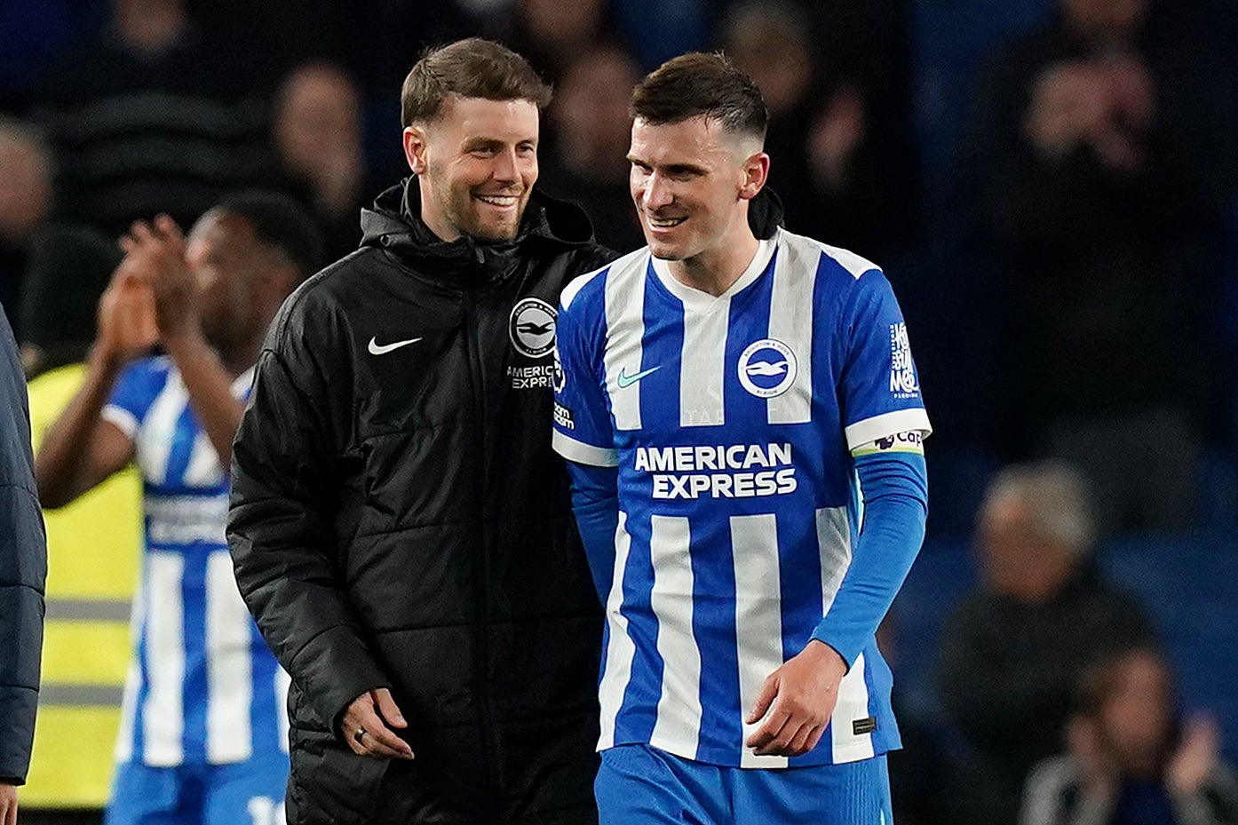 Brighton are still in the running for a Champions League place (PA Wire)