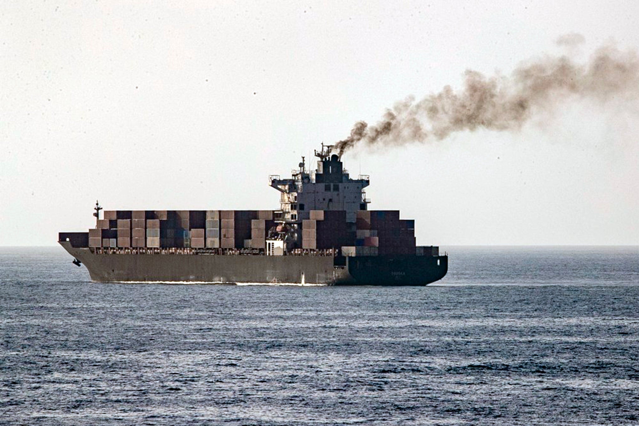 The Iranian-flagged M/V Touska container ship was disabled by the US Navy and boarded by military on Monday
