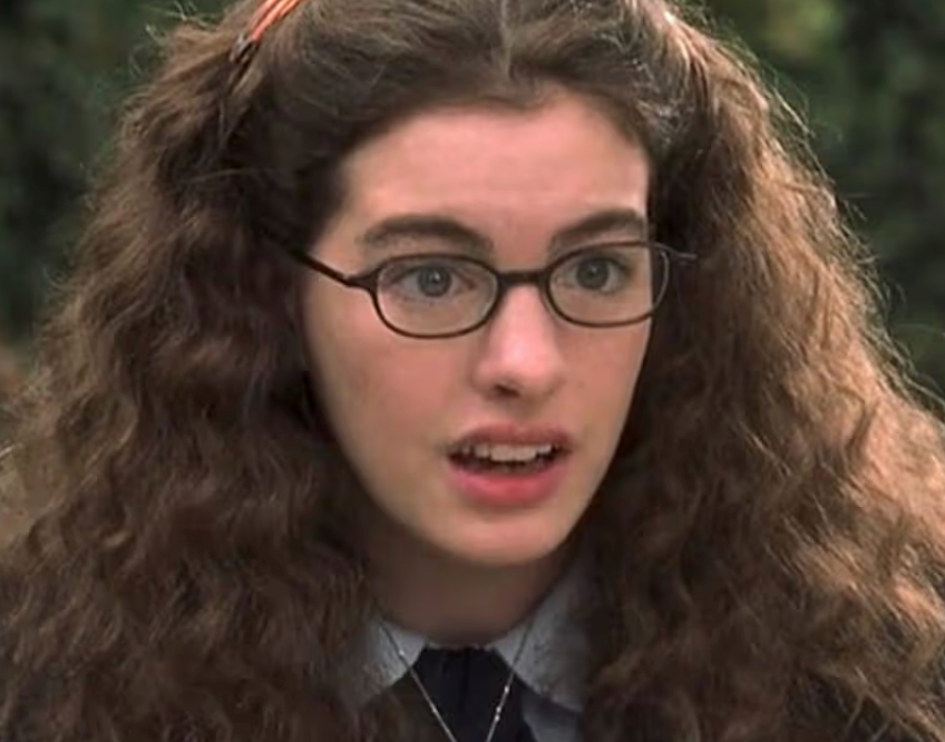 Anne Hathaway in 2001 film 'The Princess Diaries'