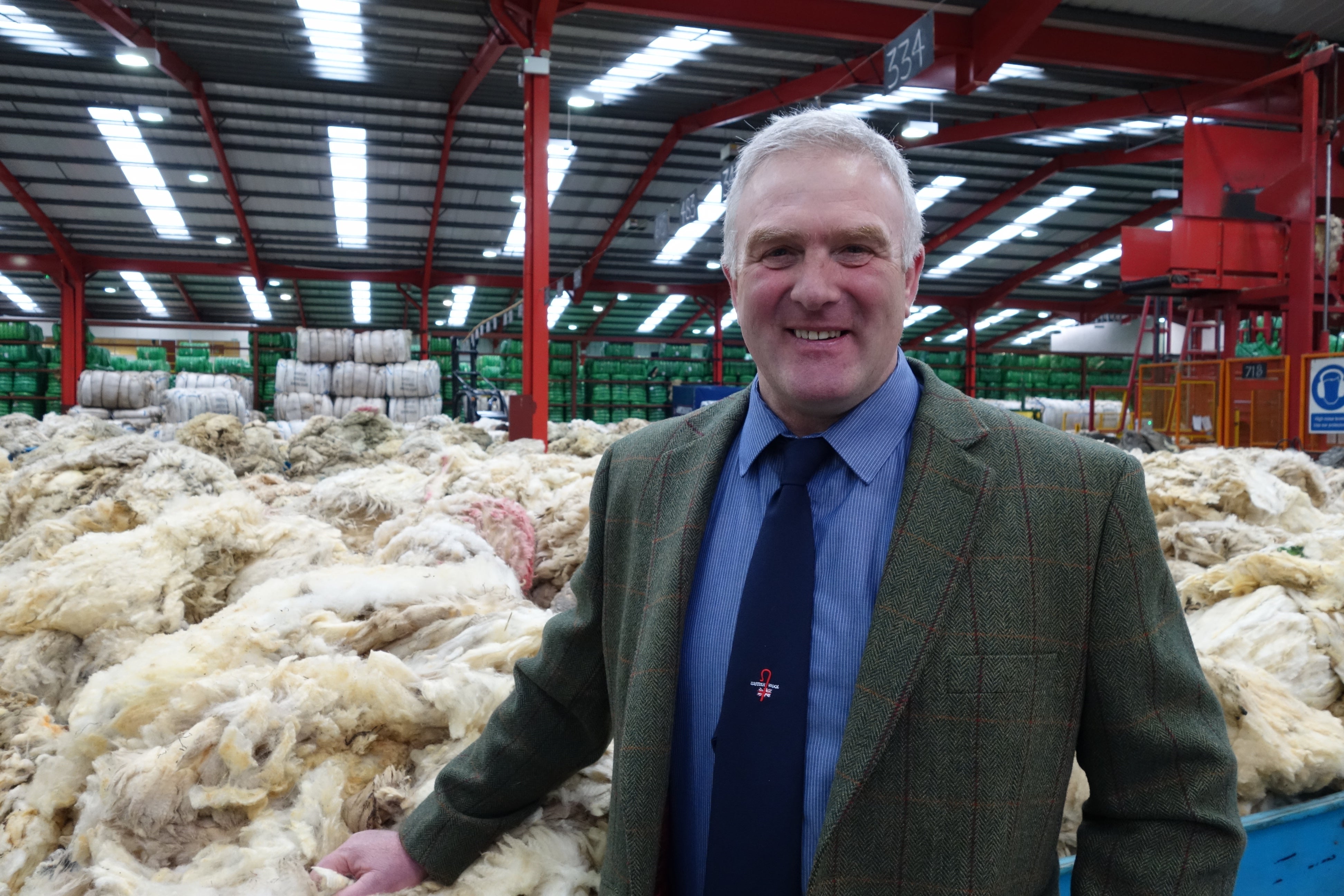 Jim Robertson, chair at British Wool, says looking locally has a positive environmental impact and provides clarity missing from complex global supply chains