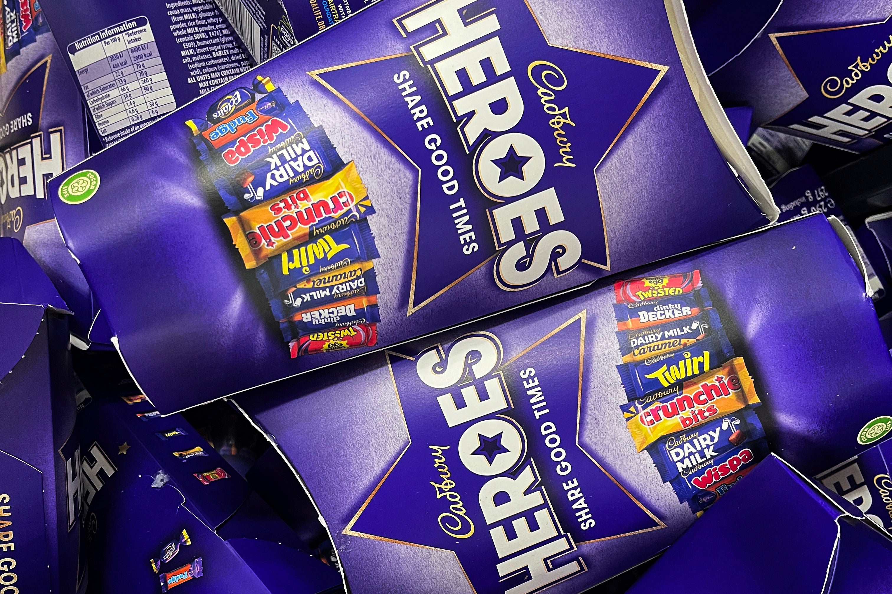 Cadbury came in at fourth on the list