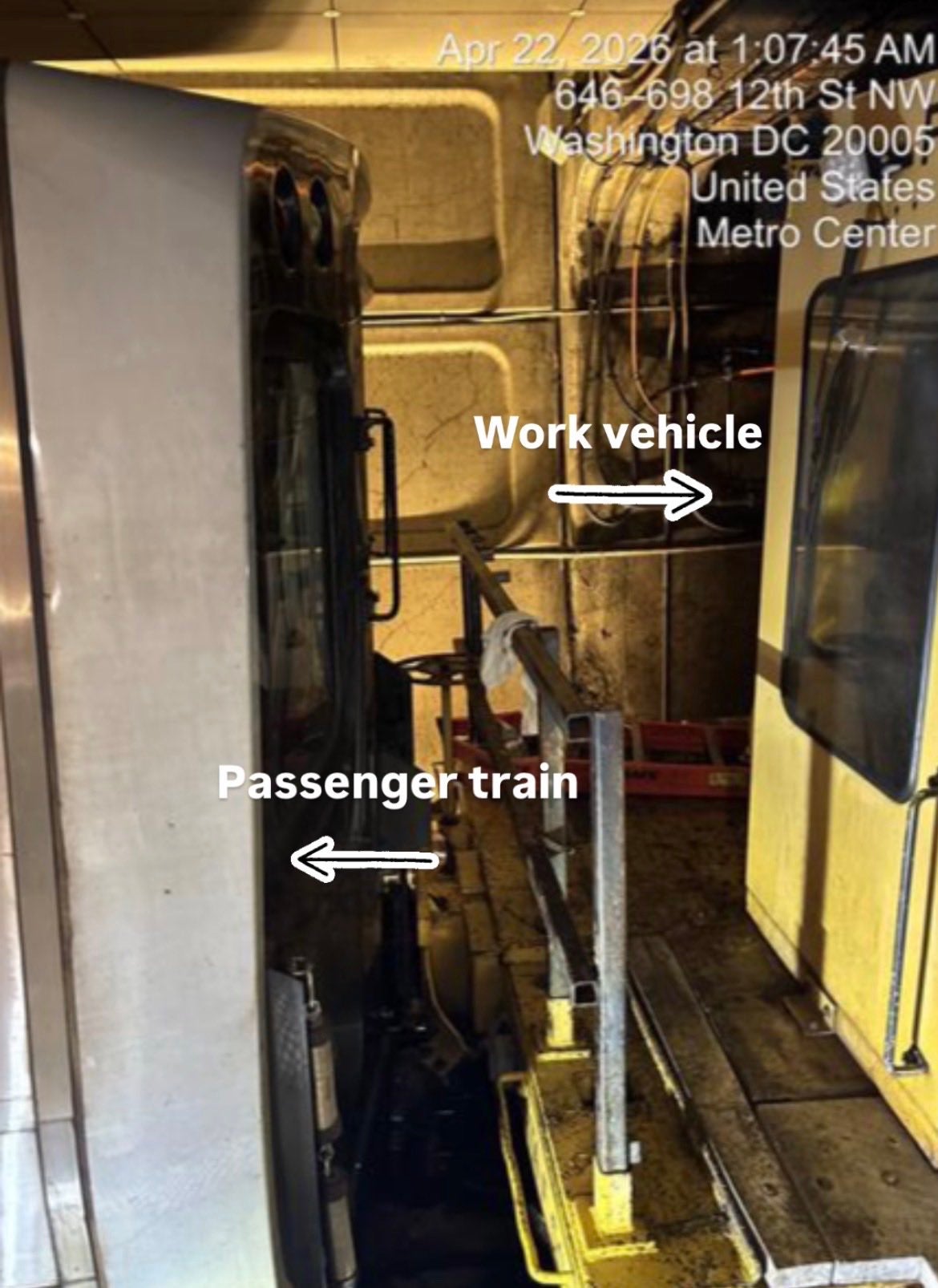 Washington DC subway crash leaves 11 injured after collision at Metro Center