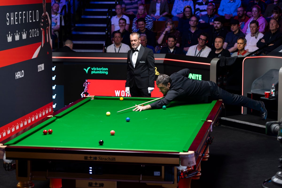 Ronnie O’Sullivan v He Guoqiang LIVE: Score and updates from World Snooker Champs