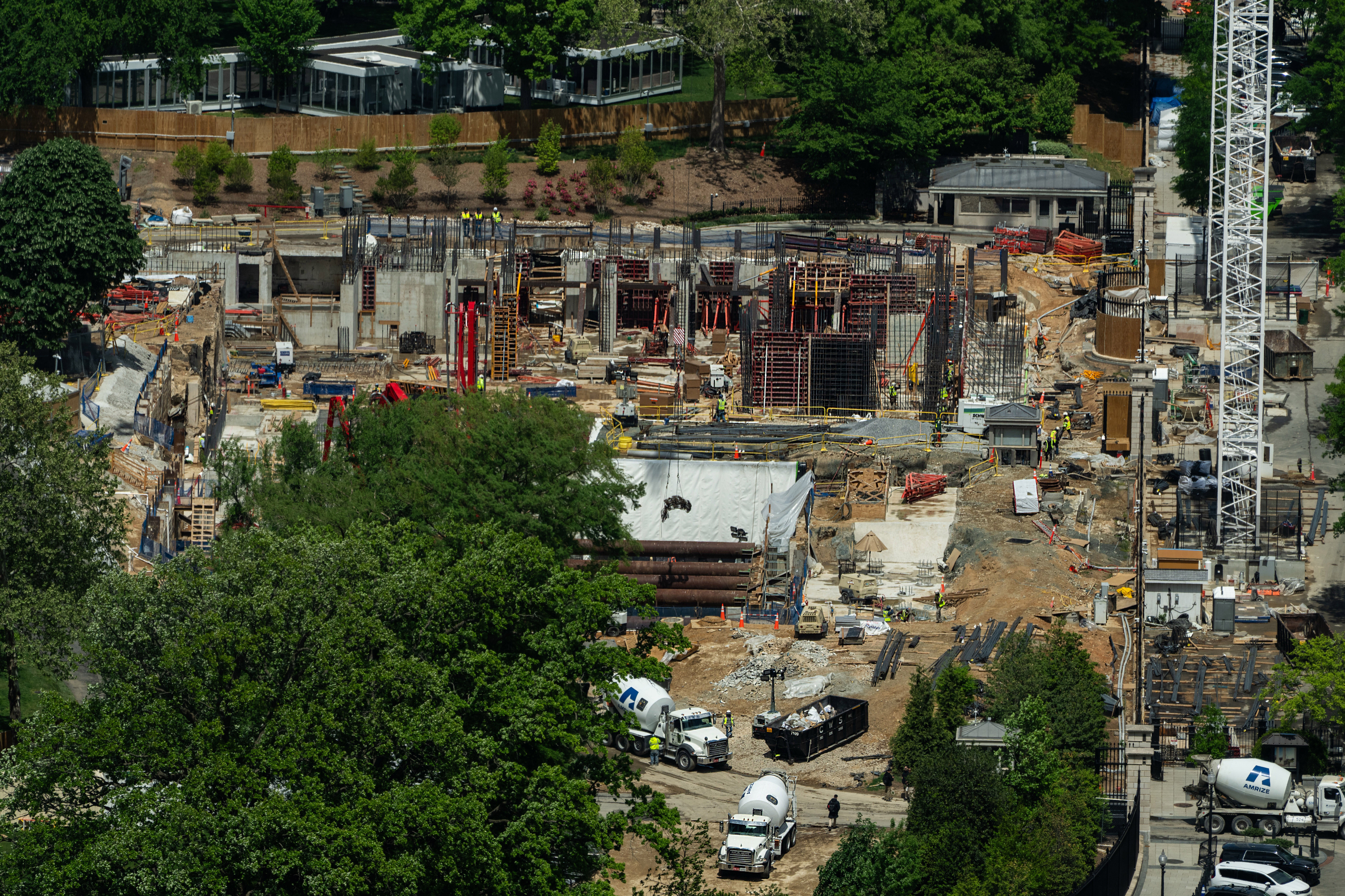 Construction of Donald Trump’s planned ballroom was halted by a judge this month