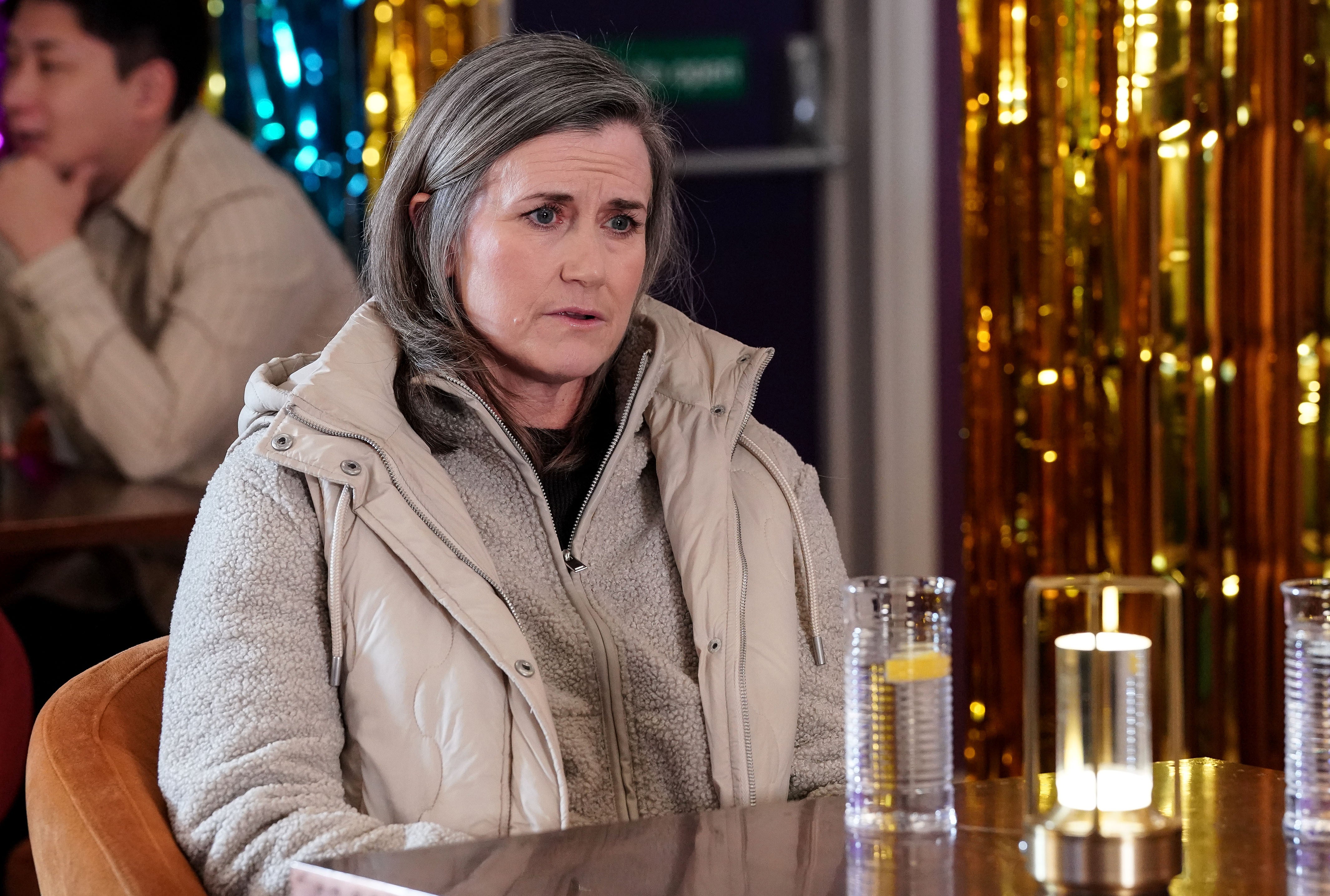 Sandra de 'EastEnders', interpretada por Dawn Steele