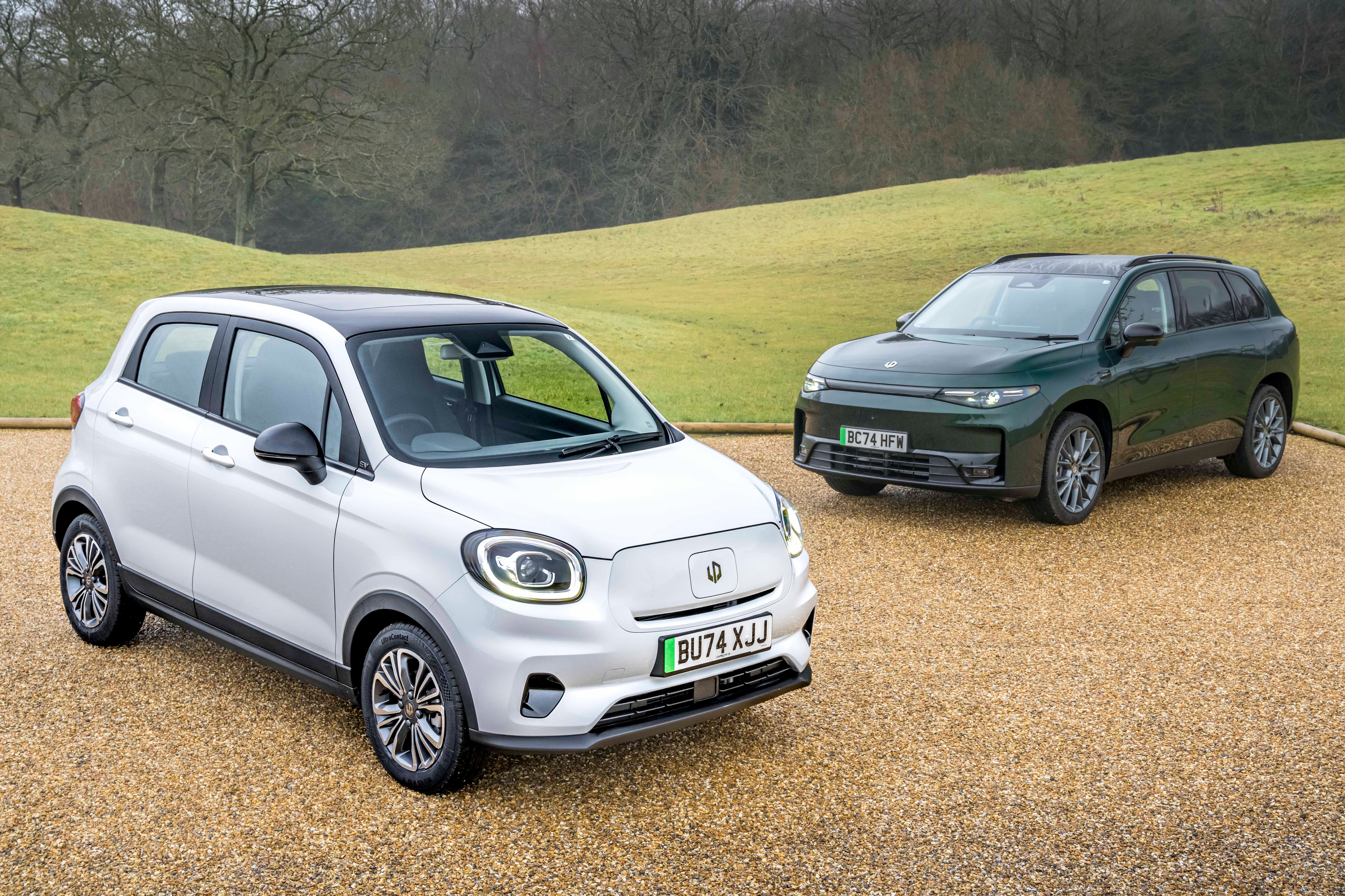 Little and large: Leapmotor launched with the T03 – Britain's cheapest new car – and the big C10 SUV, both all-electric models