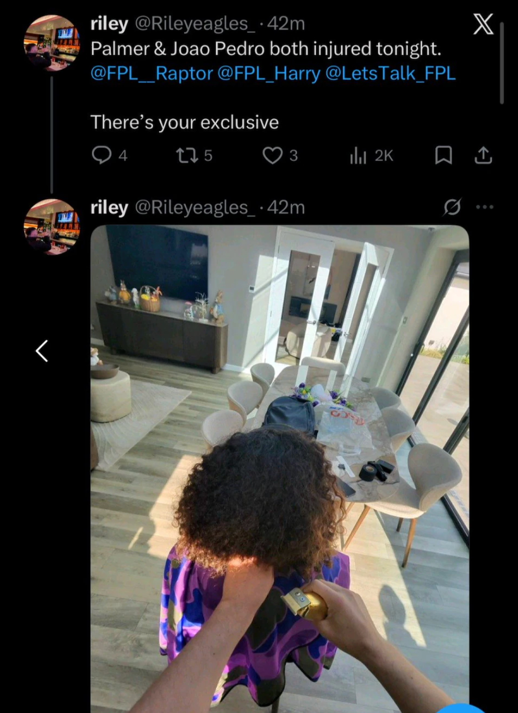 Marc Cucurella's barber appears to leak Chelsea's team news on X before hastily deleting the post