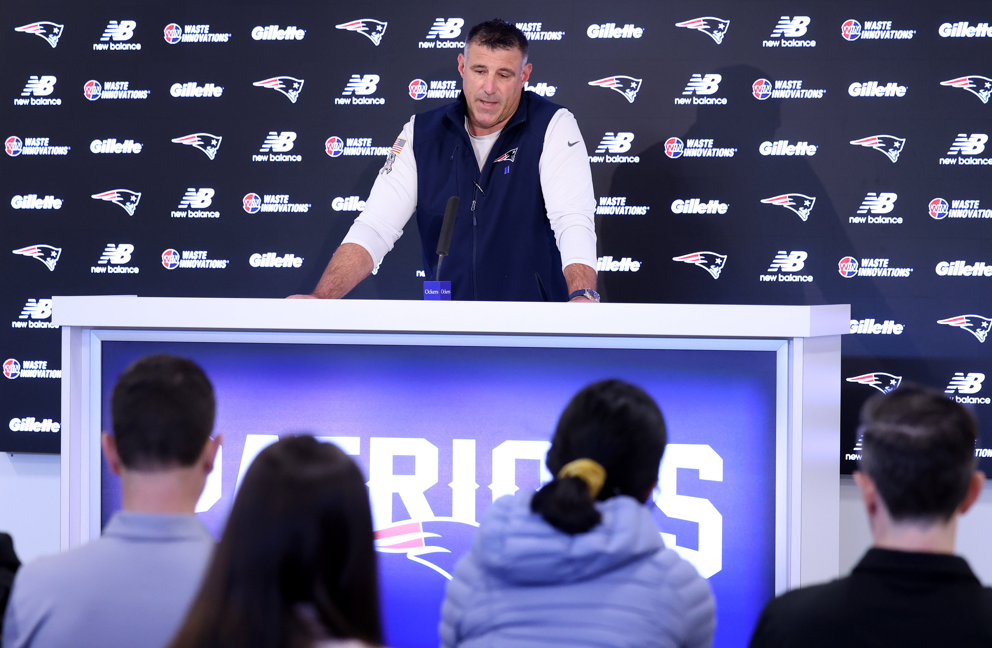 Vrabel addressed the controversy in surprise remarks at a Tuesday news conference