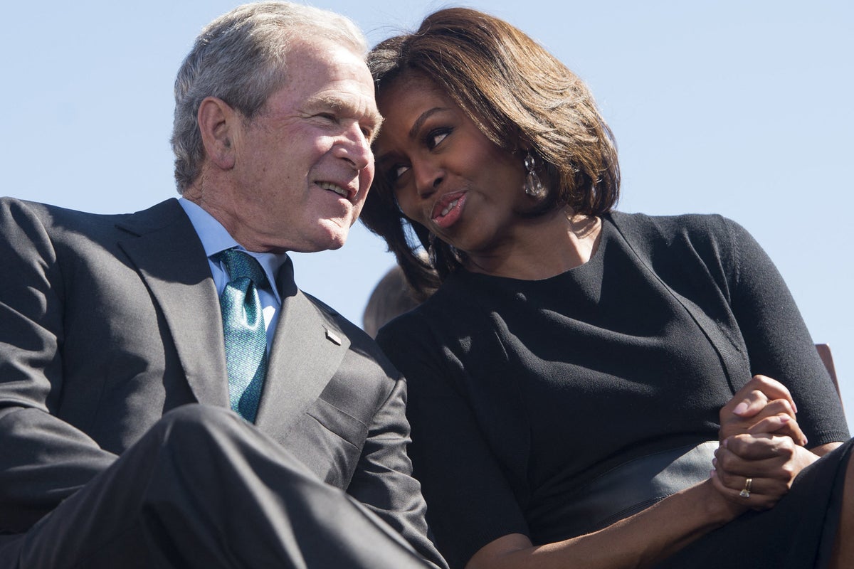George W. Bush learned what trending meant after going viral with Michelle Obama