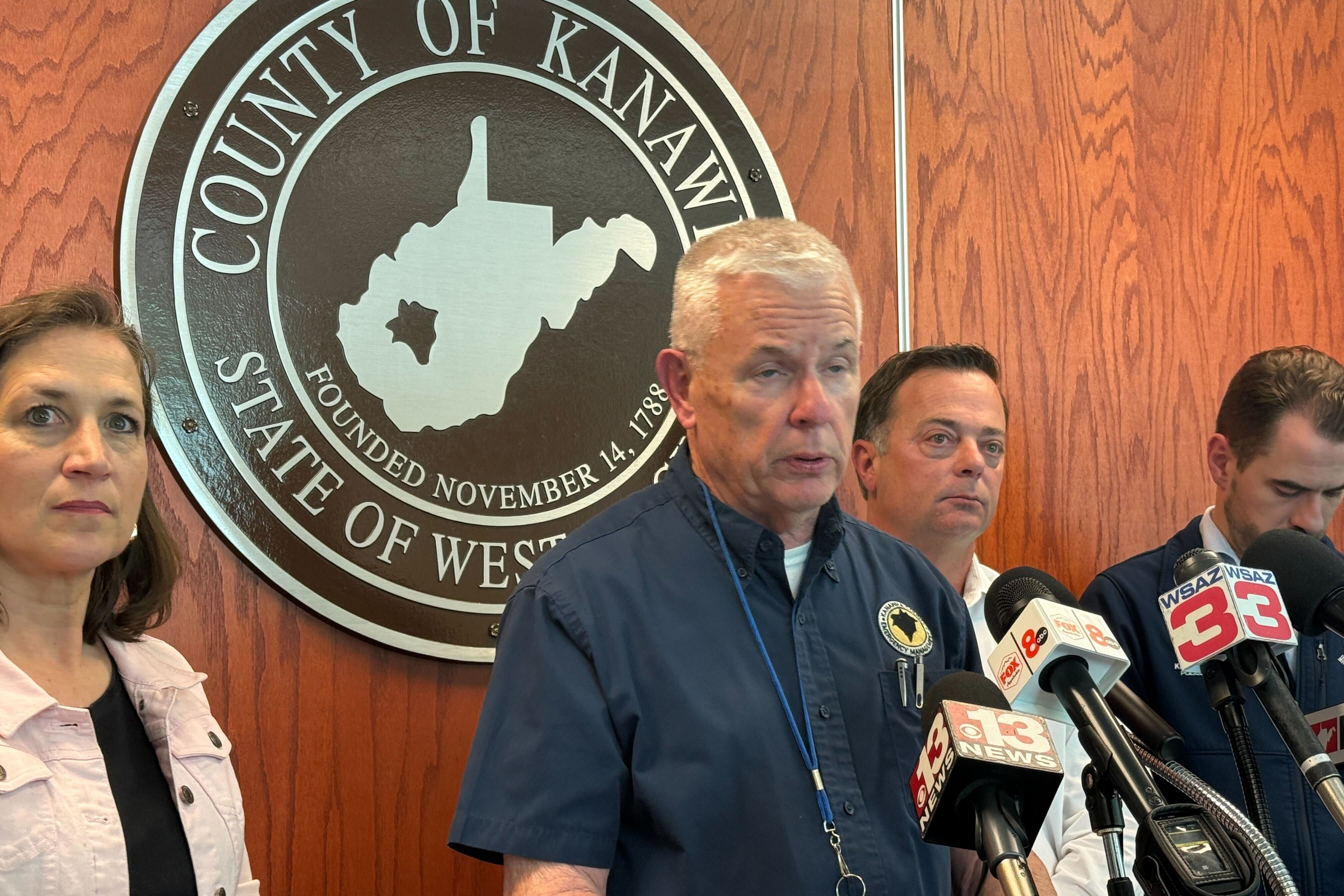 Kanawha County Commission Emergency Management Director C.W. Sigman said the spill was caused by a ‘violent’ reaction of chemicals Wednesday morning