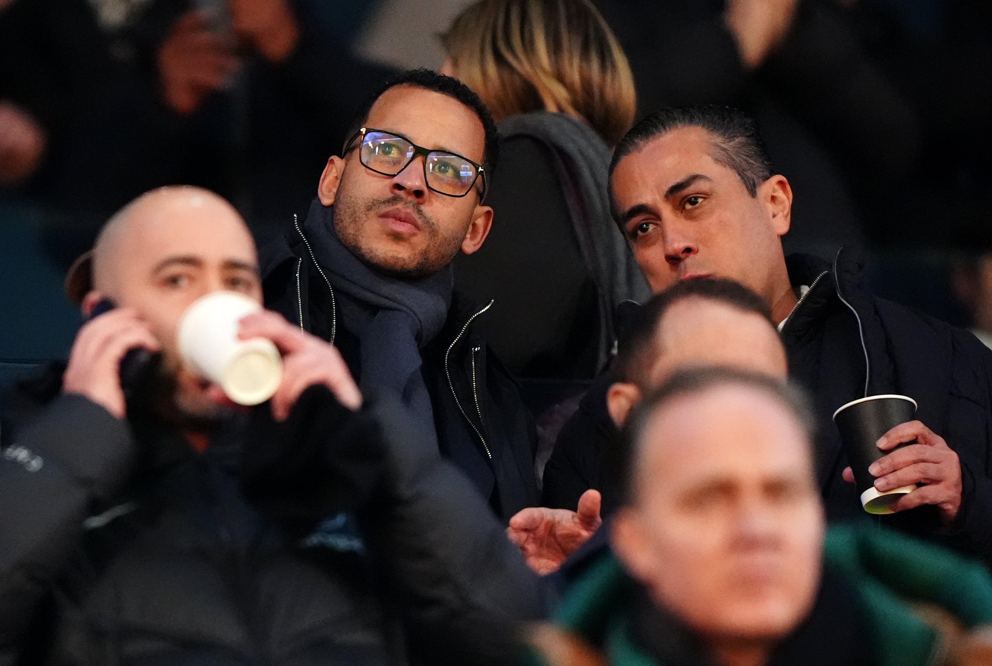 Liam Rosenior and Chelsea co-owner owner Behdad Eghbali