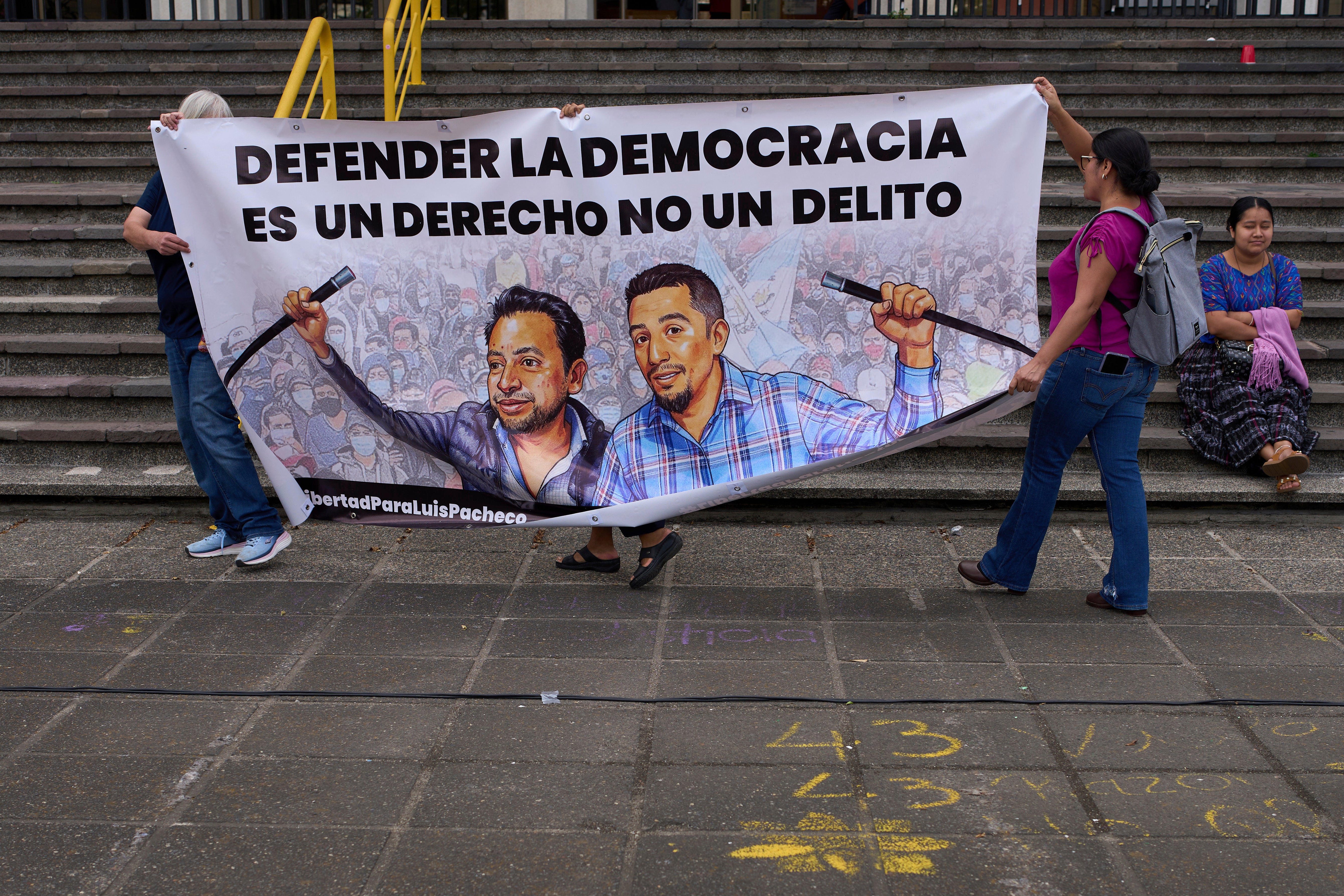 GUATEMALA-LÍDERES INDÍGENAS