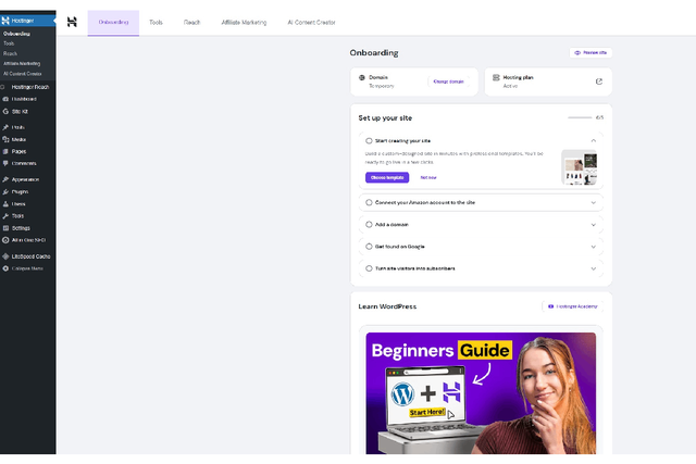 Both Hostinger and GoDaddy are affordable and welcoming to beginners