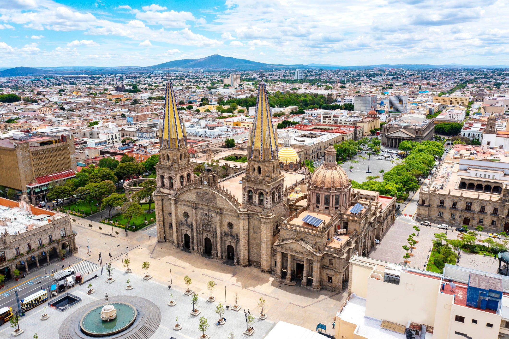 Guadalajara Cathedral, in the historic center, is one of the city's headline landmarks