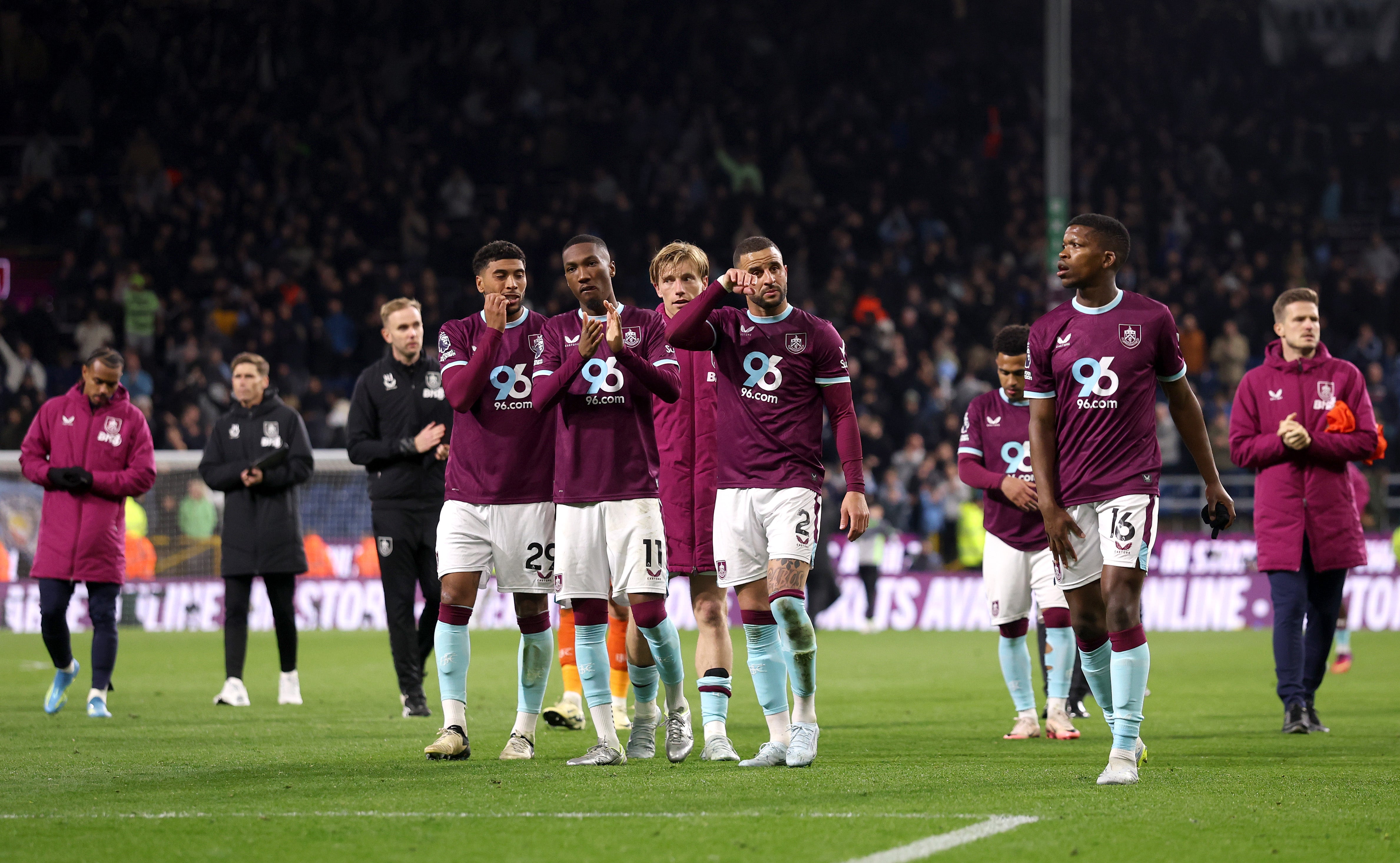 Defeat to Manchester City on Wednesday evening means Burnley have been relegated from the Premier League