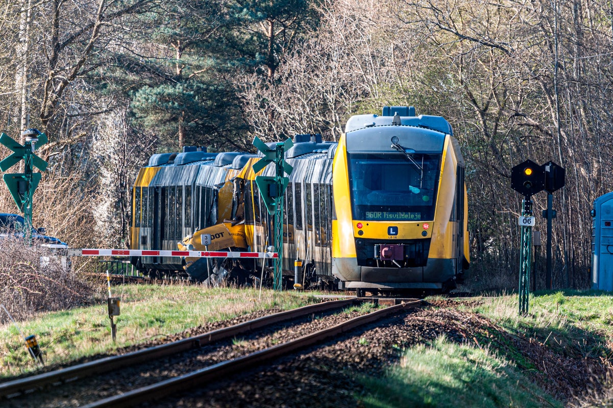 2 trains collide in Denmark, prompting a massive emergency response north of Copenhagen