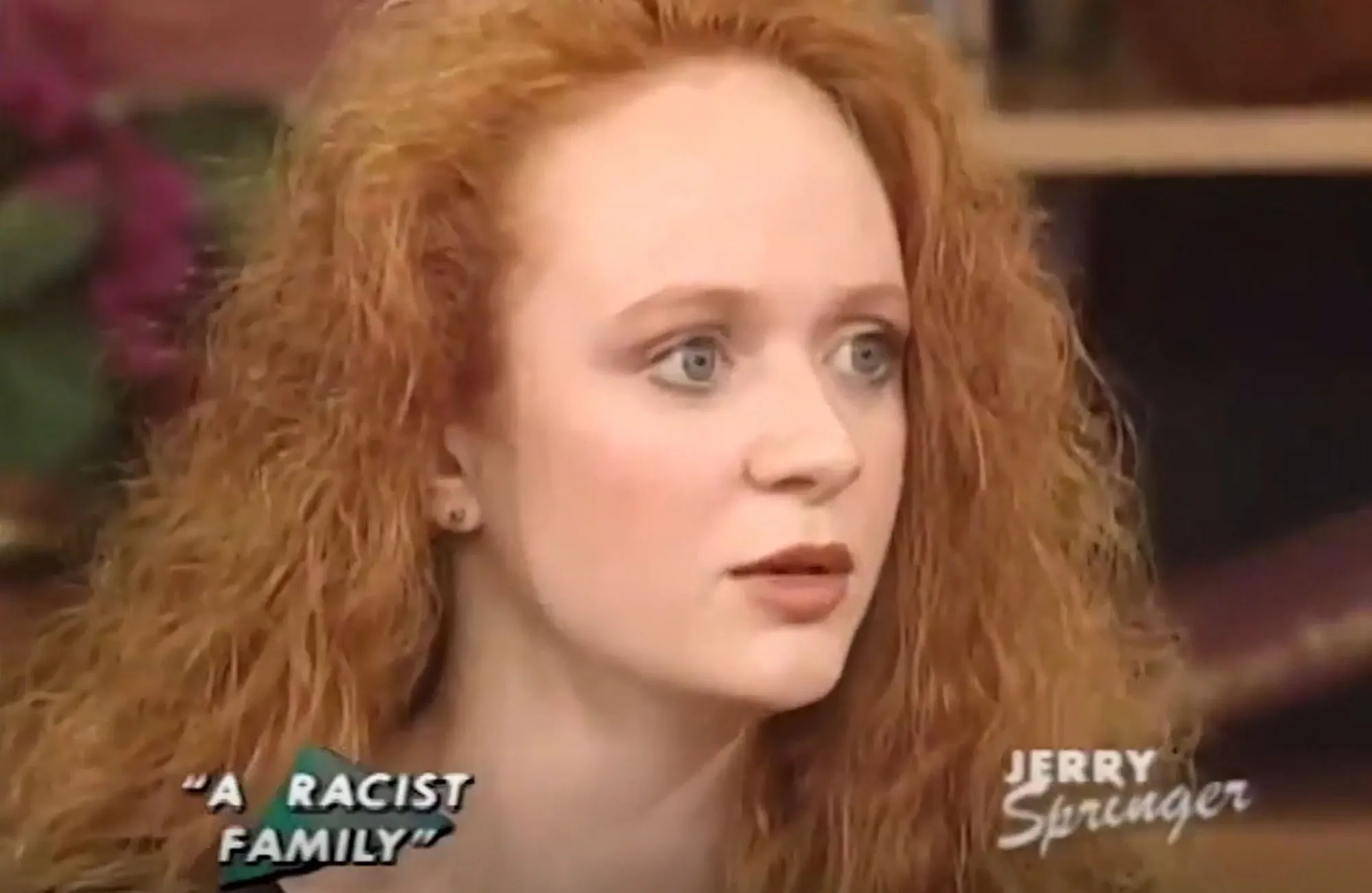 Jennifer Kreis on the 'Jerry Springer Show' at age 17