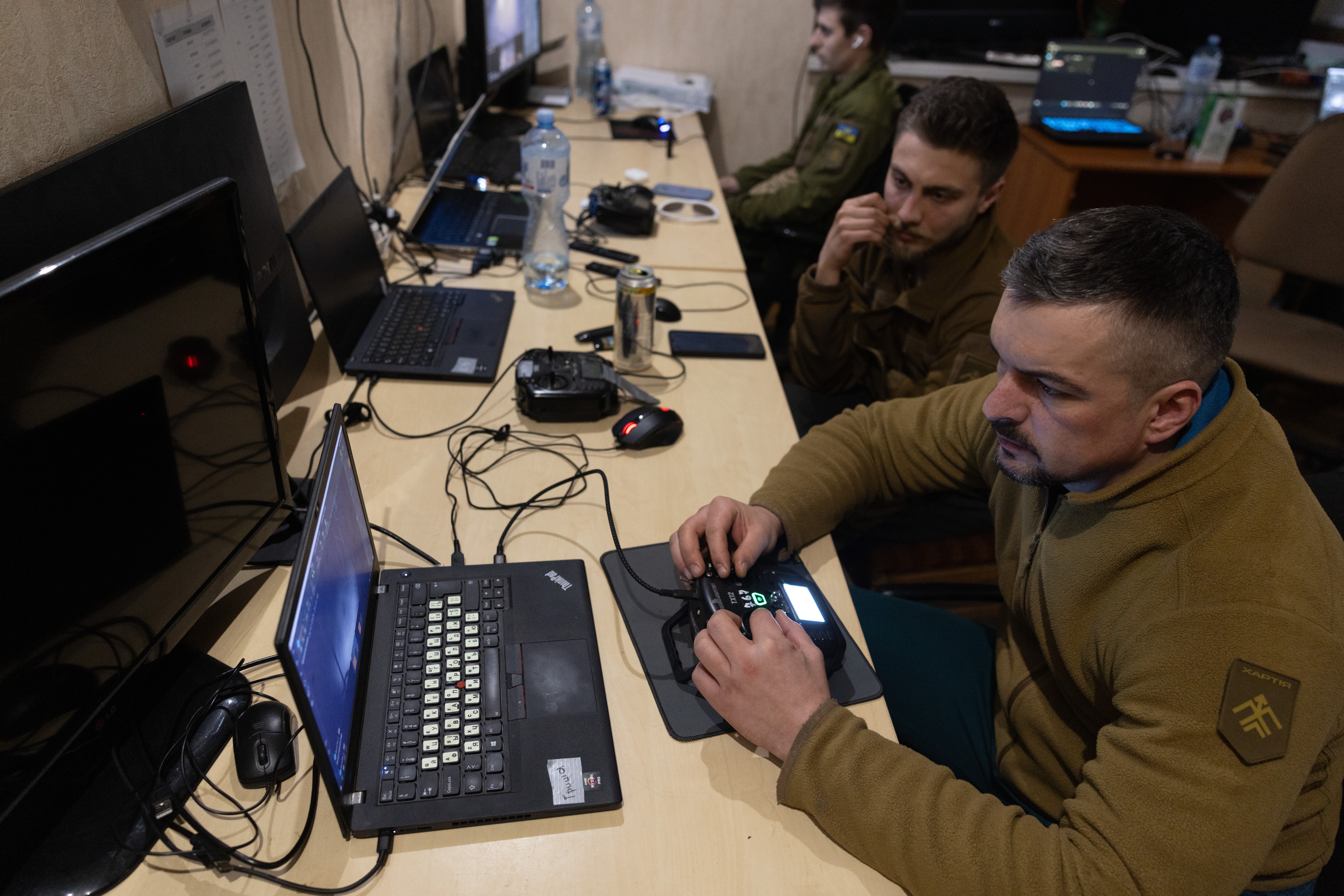 The UGVs can be piloted from dozens of kilometres away
