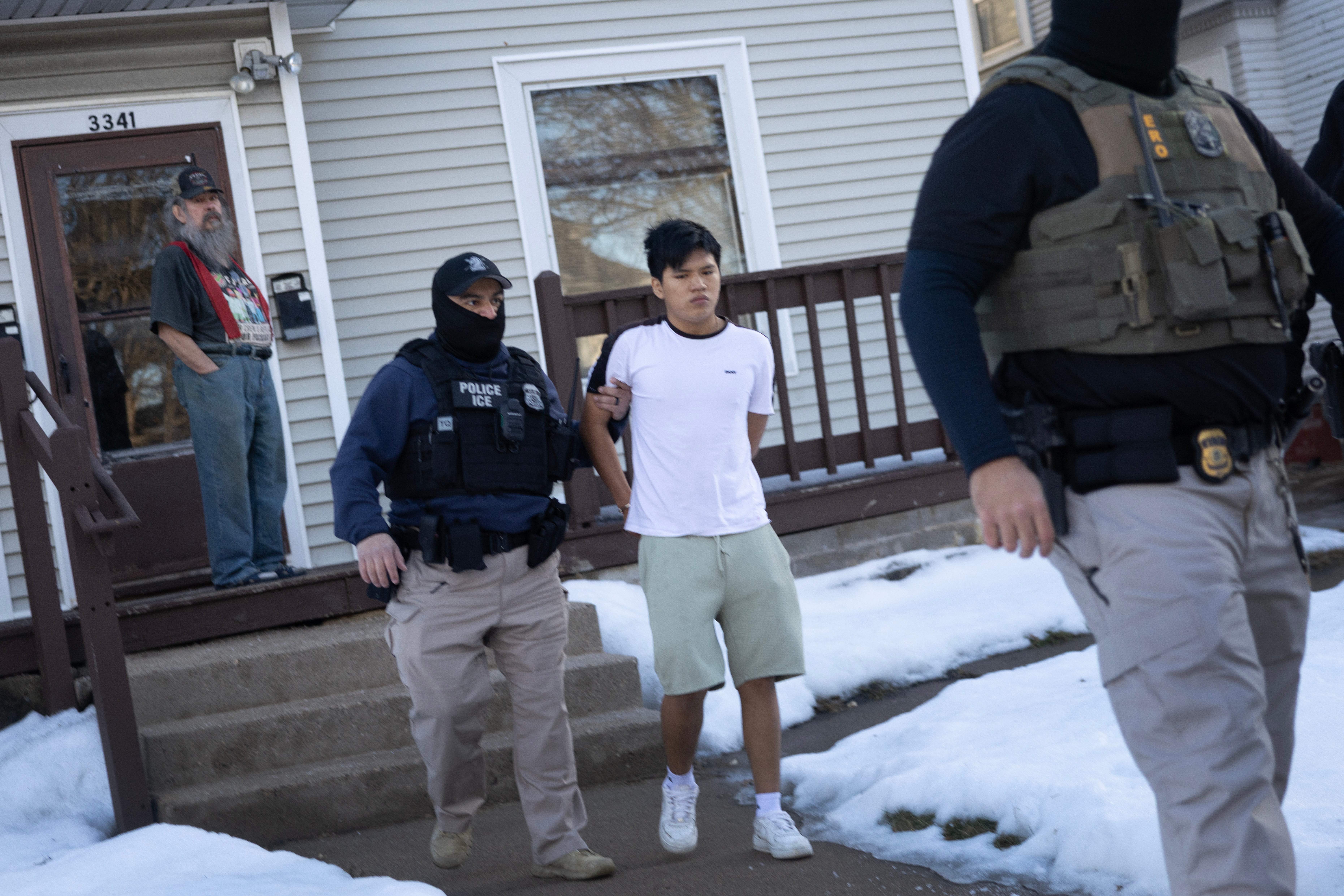 ICE has faced a wave of legal challenges over a controversial practice of using internal ‘administrative warrants’ to break into immigrants’ homes to make arrests with a judge’s approval