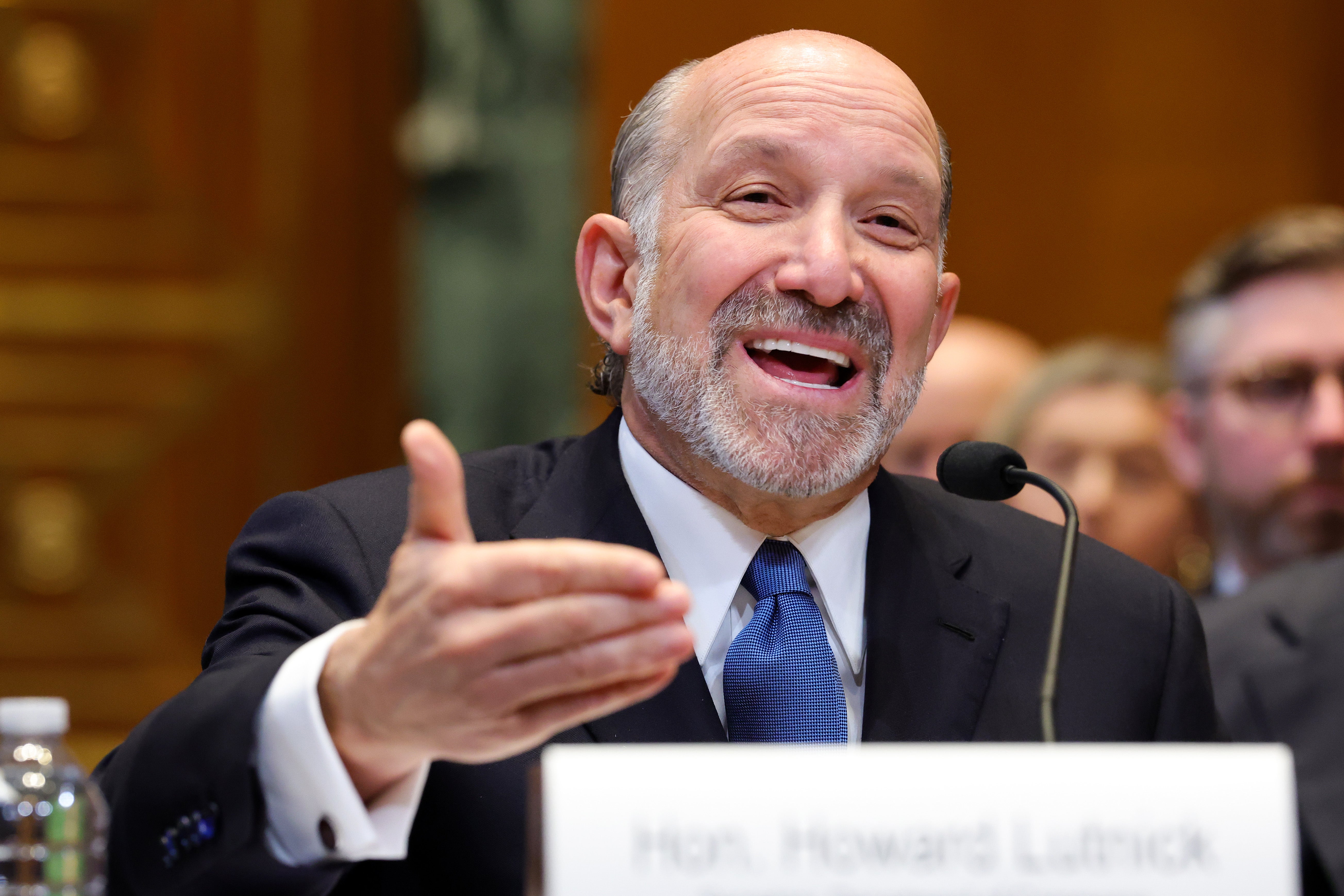 Commerce Secretary Howard Lutnick says ‘hundreds’ of people are in a queue after filing applications for the $1 million ‘gold card’ visa scheme, which a federal lawsuit has called an illegal ‘fast track’ to legal status that overlooks qualified applicants