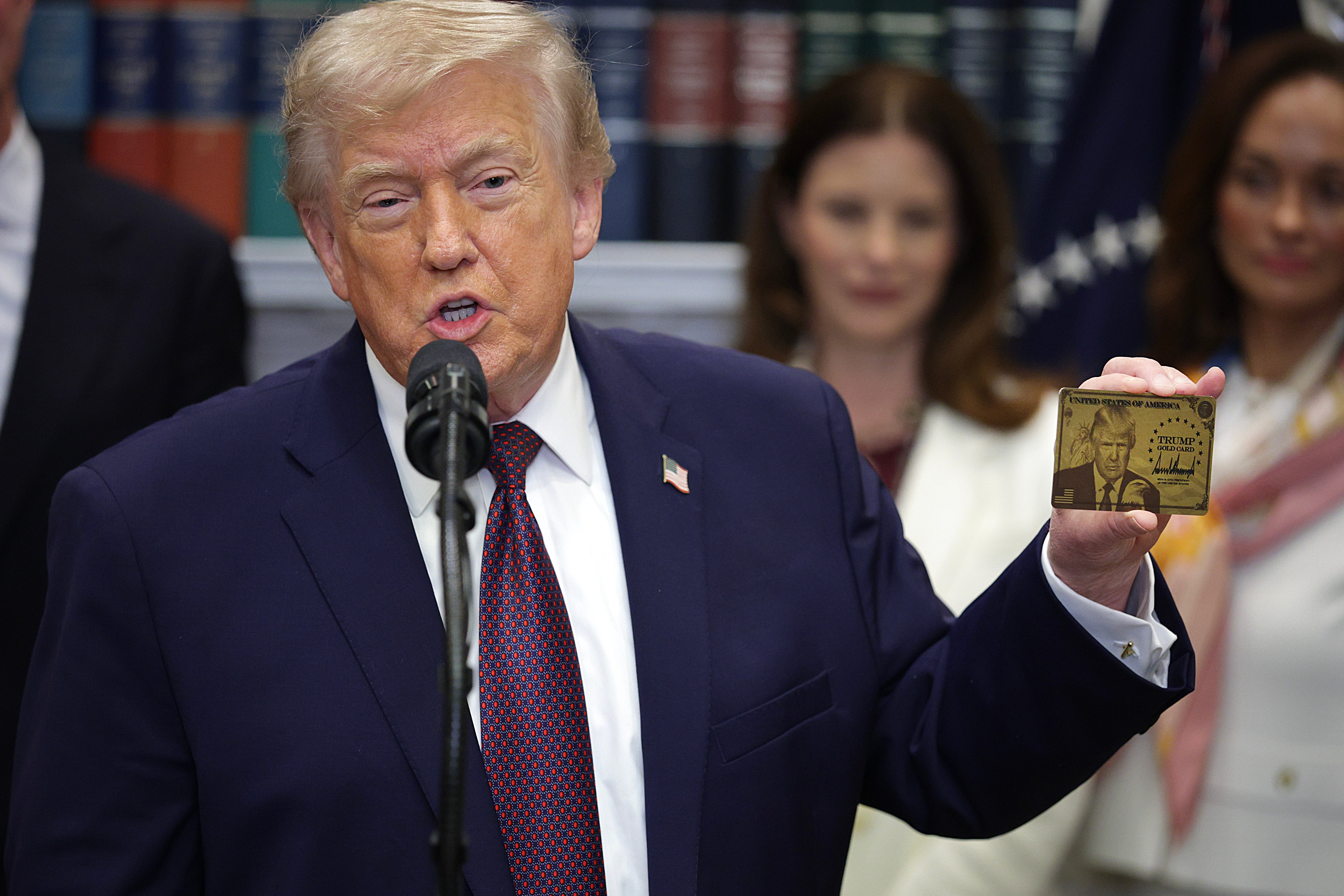 The Trump administration promised an influx of revenue from the president’s ‘gold card’ visa program, but only one person has been approved since applications opened in December 2025