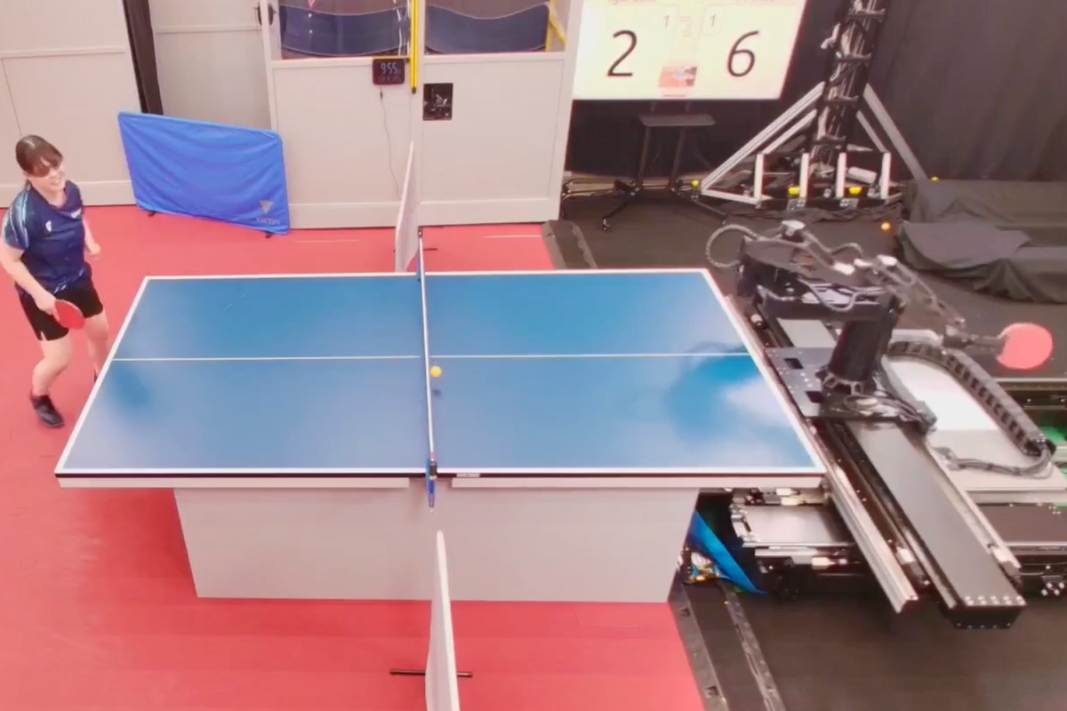 Watch: Robot beats elite table tennis players at their own game