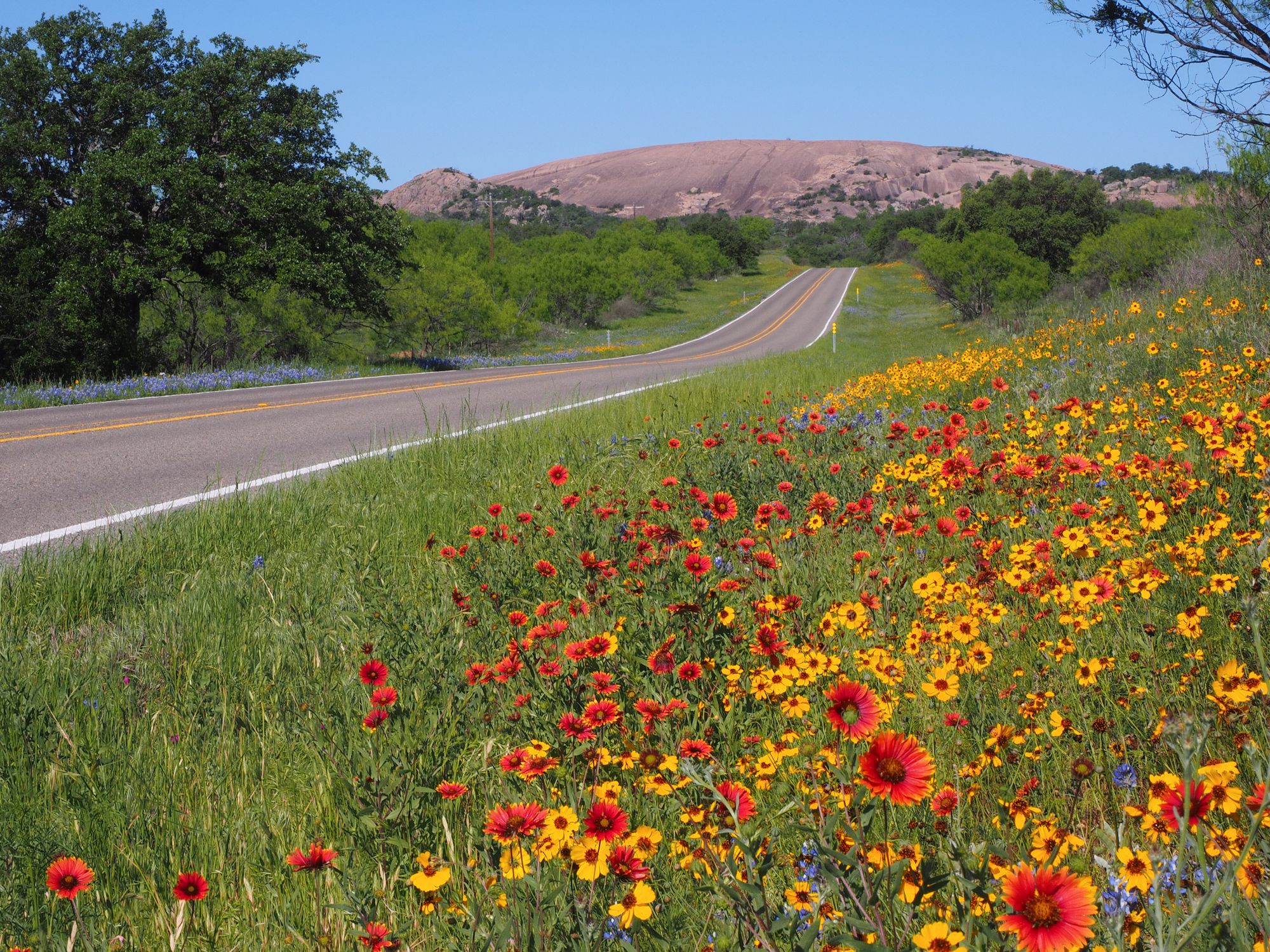 Hike to the summit of Enchanted Rock for uninterrupted views of stunning Texas scenery