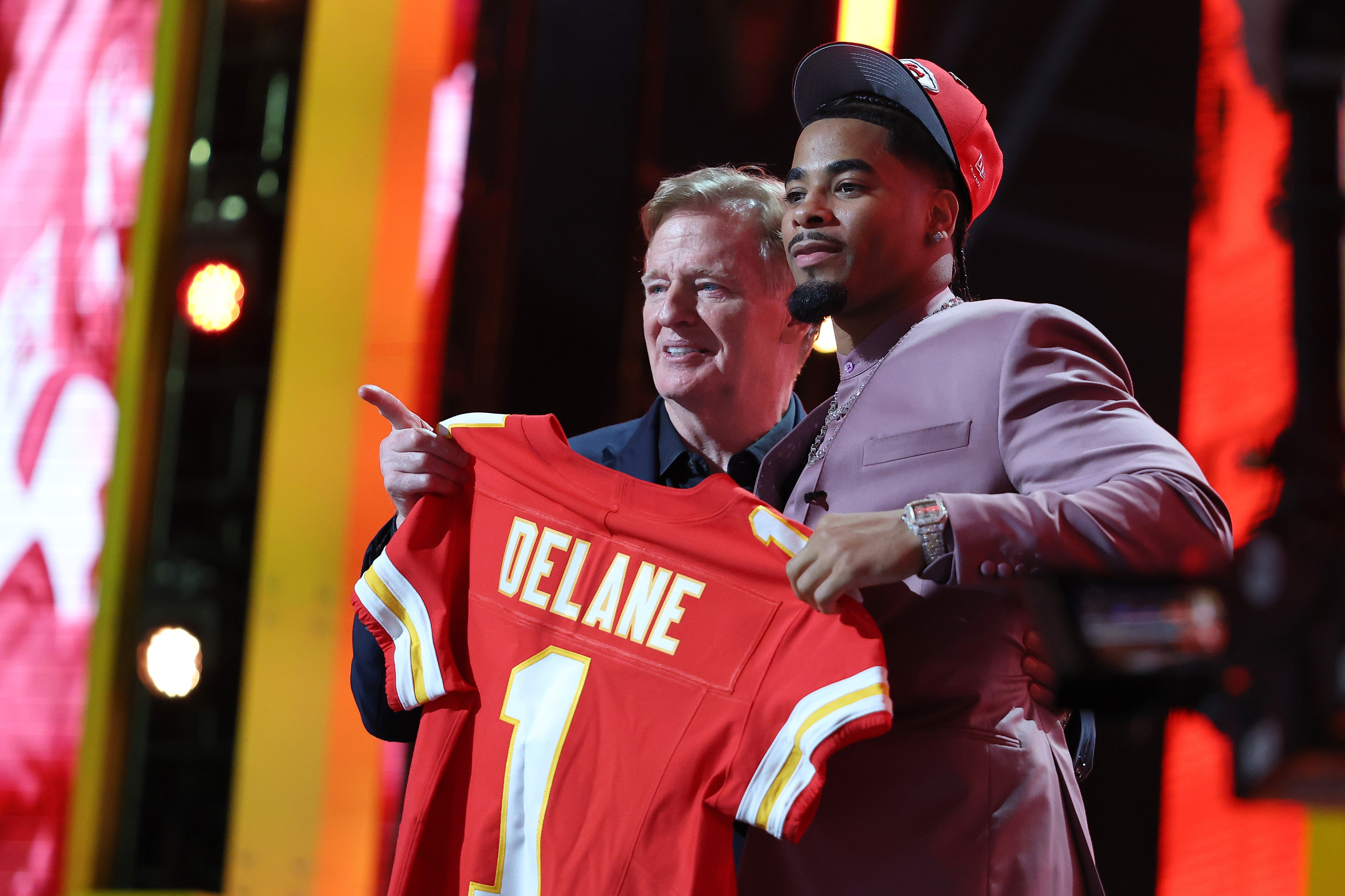 Mansoor Delane said the Chiefs were not heavily involved in his pre-draft process, a tactic that appeared to be subterfuge as soon as they called his name
