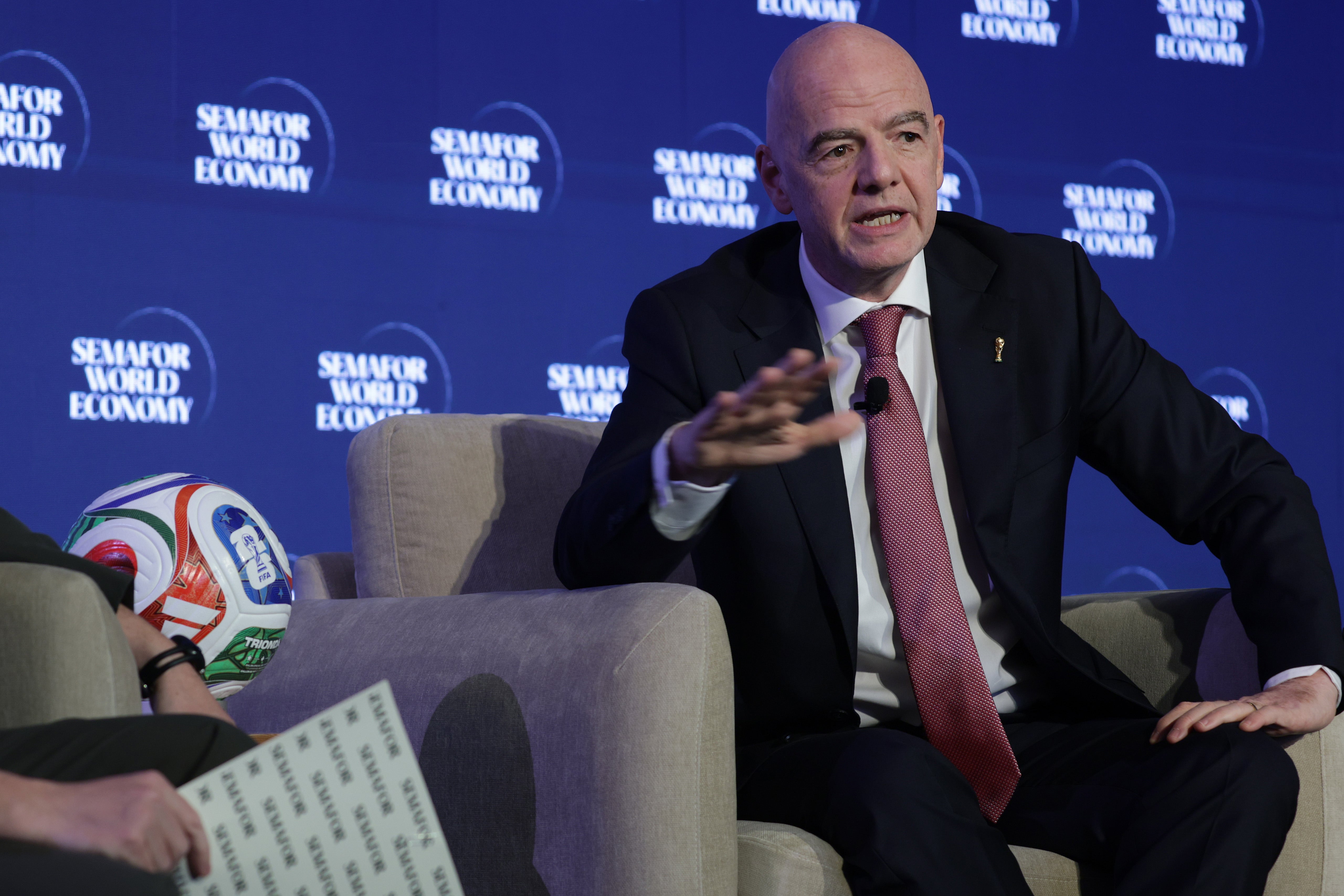 Gianni Infantino has defended the World Cup's steep ticket prices