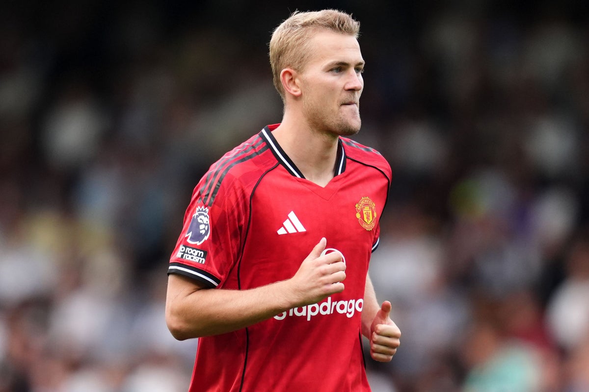 Manchester United’s Matthijs de Ligt steps up rehabilitation from back injury