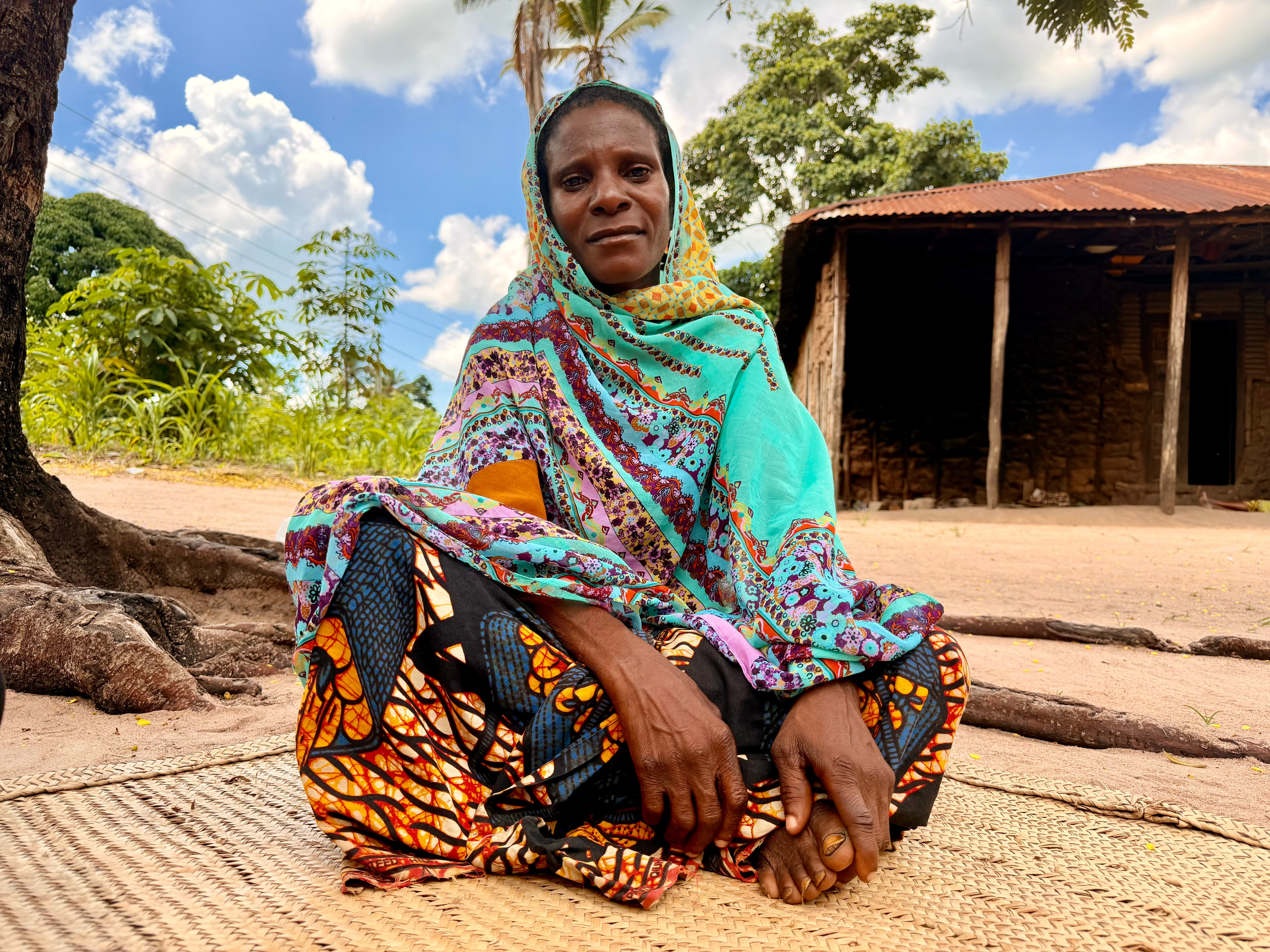 Mother-of-two Amina, who - like Mgeni - said that participation in a vaccine trial has had a hugely positive impact on malaria in their community