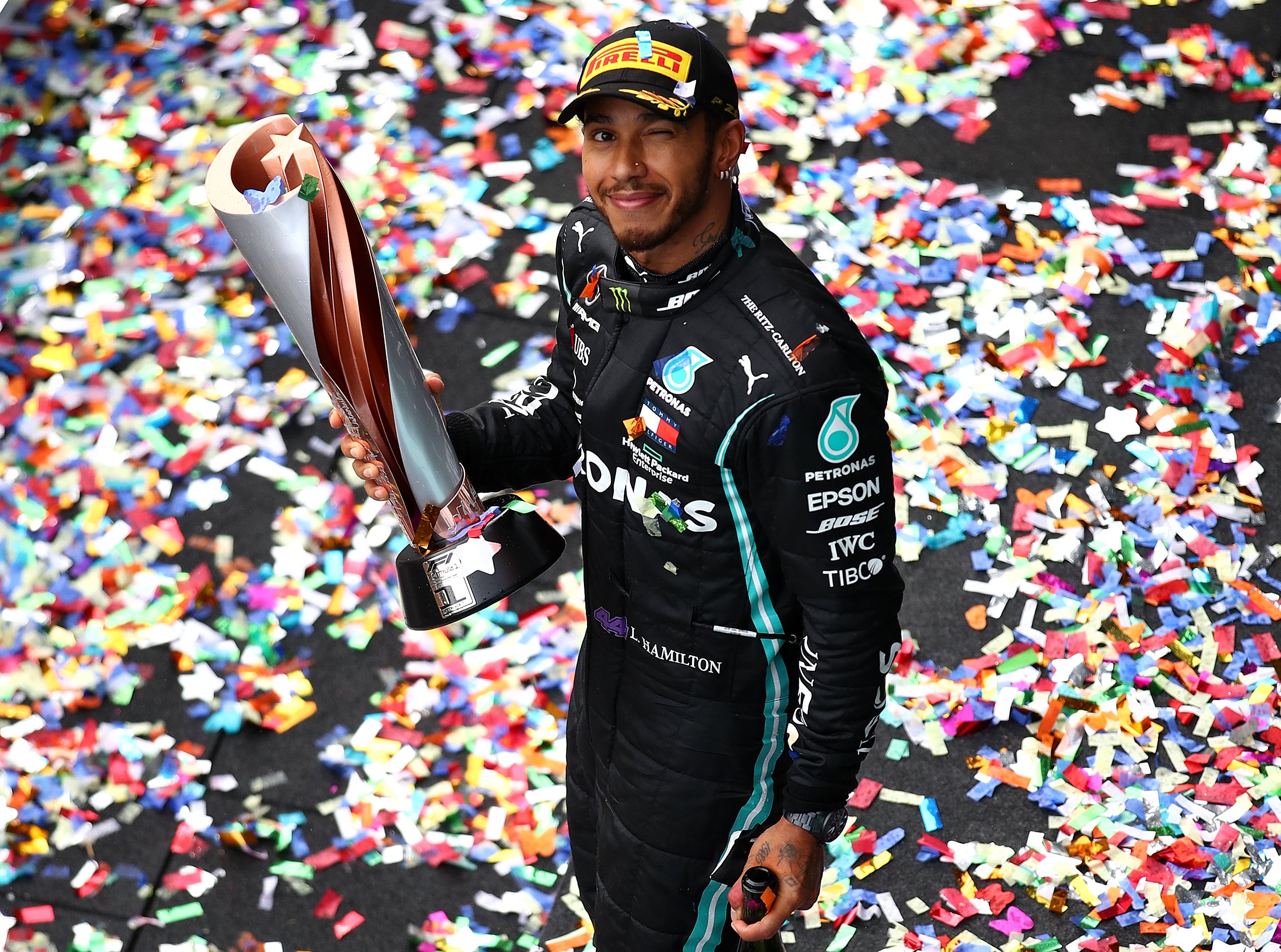 Lewis Hamilton sealed his seventh world title in Turkey in 2020