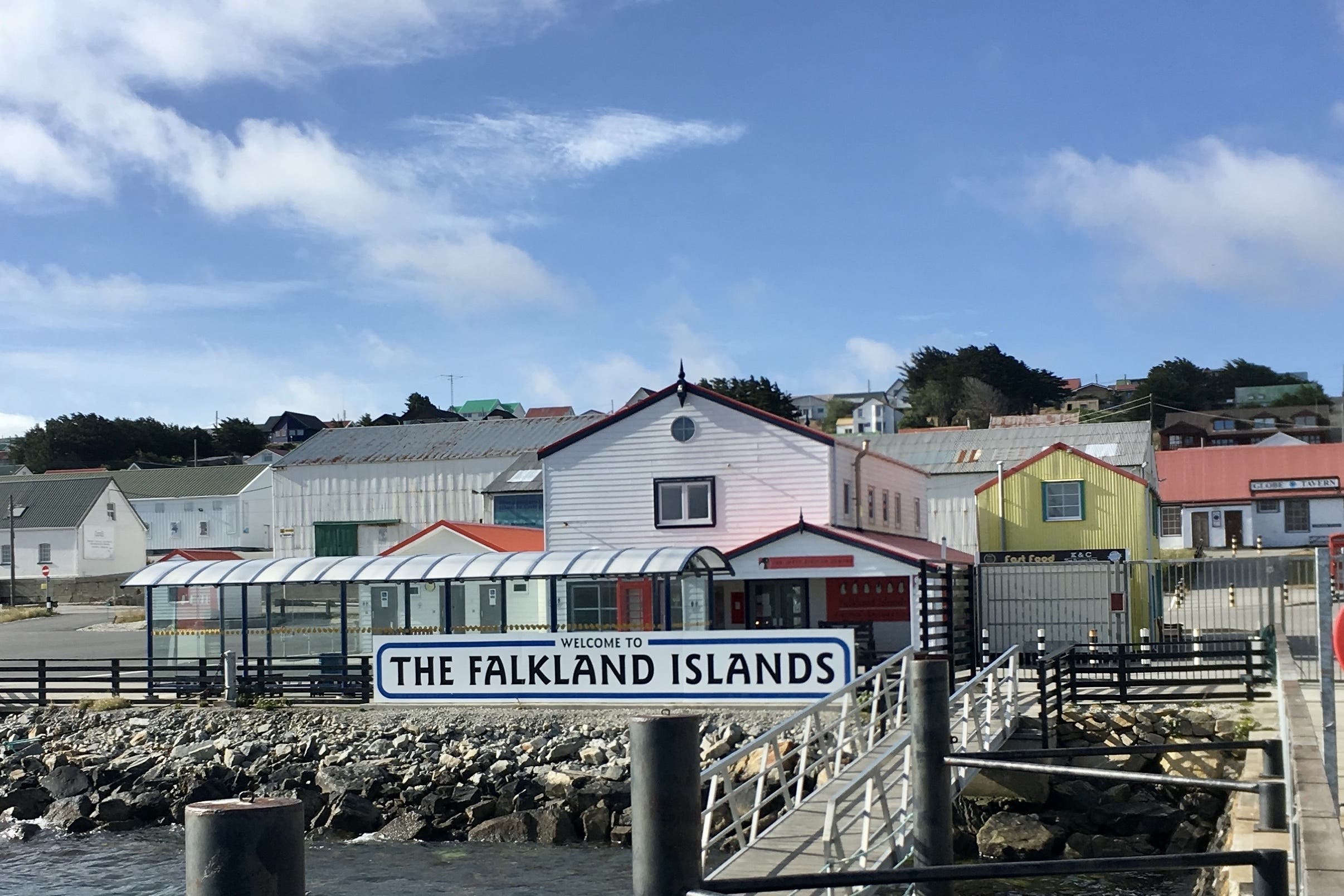 The Falkland Islands had previously voted overwhelmingly to remain a British overseas territory (PA).