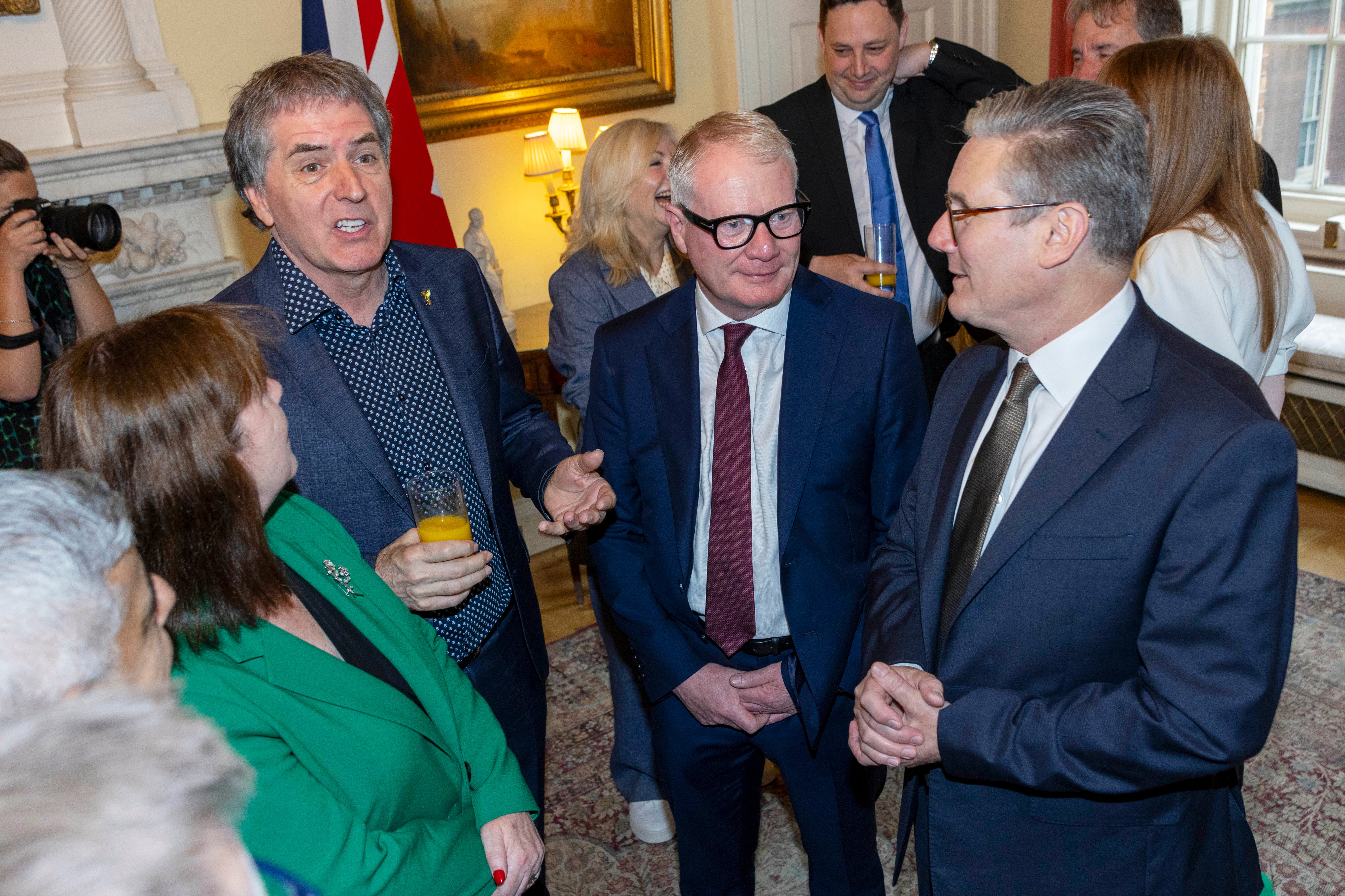 Labor mayors Steve Rotheram and Richard Parker with Sir Keir Starmer