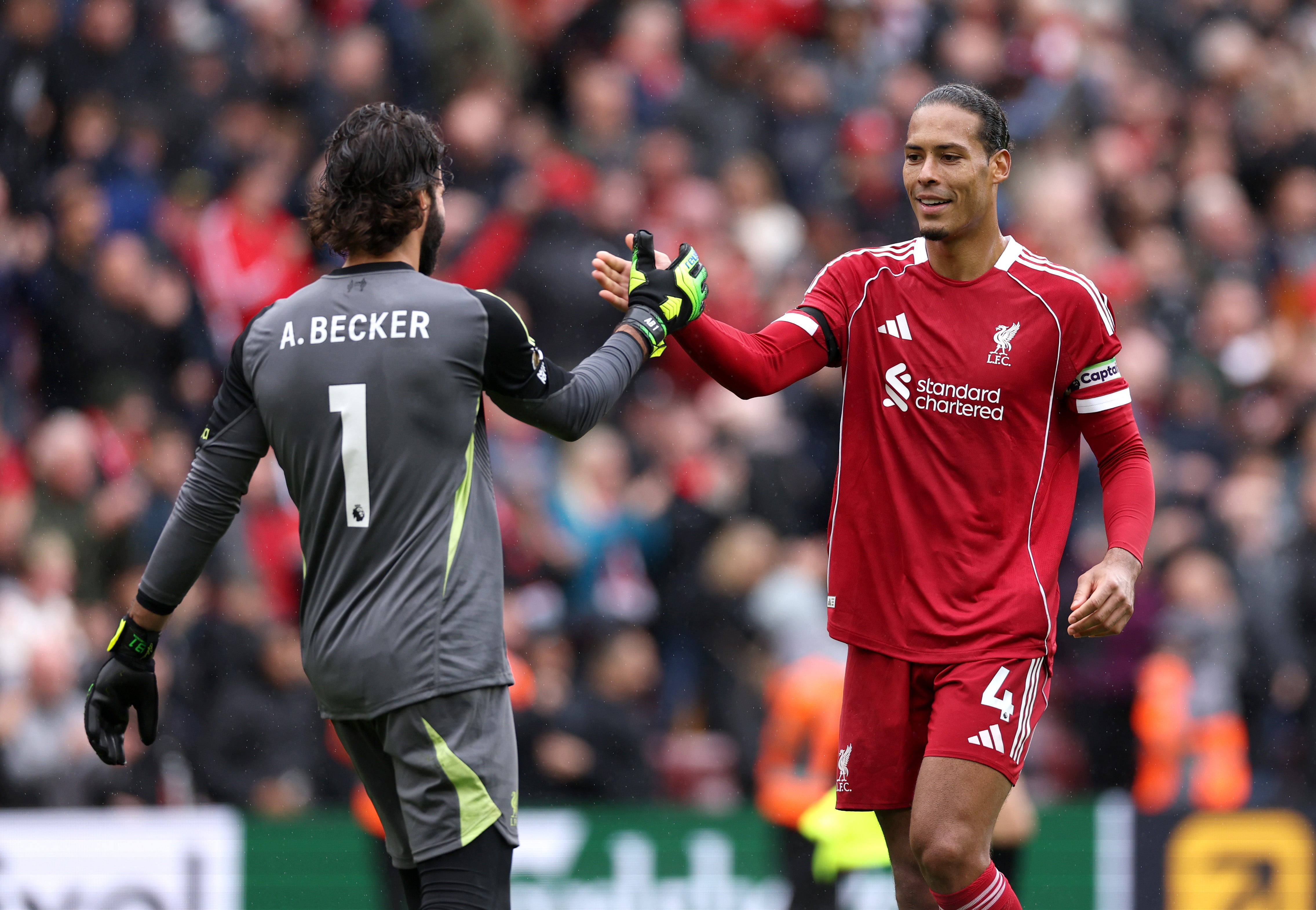 Alisson could yet be Virgil van Dijk's deputy next season