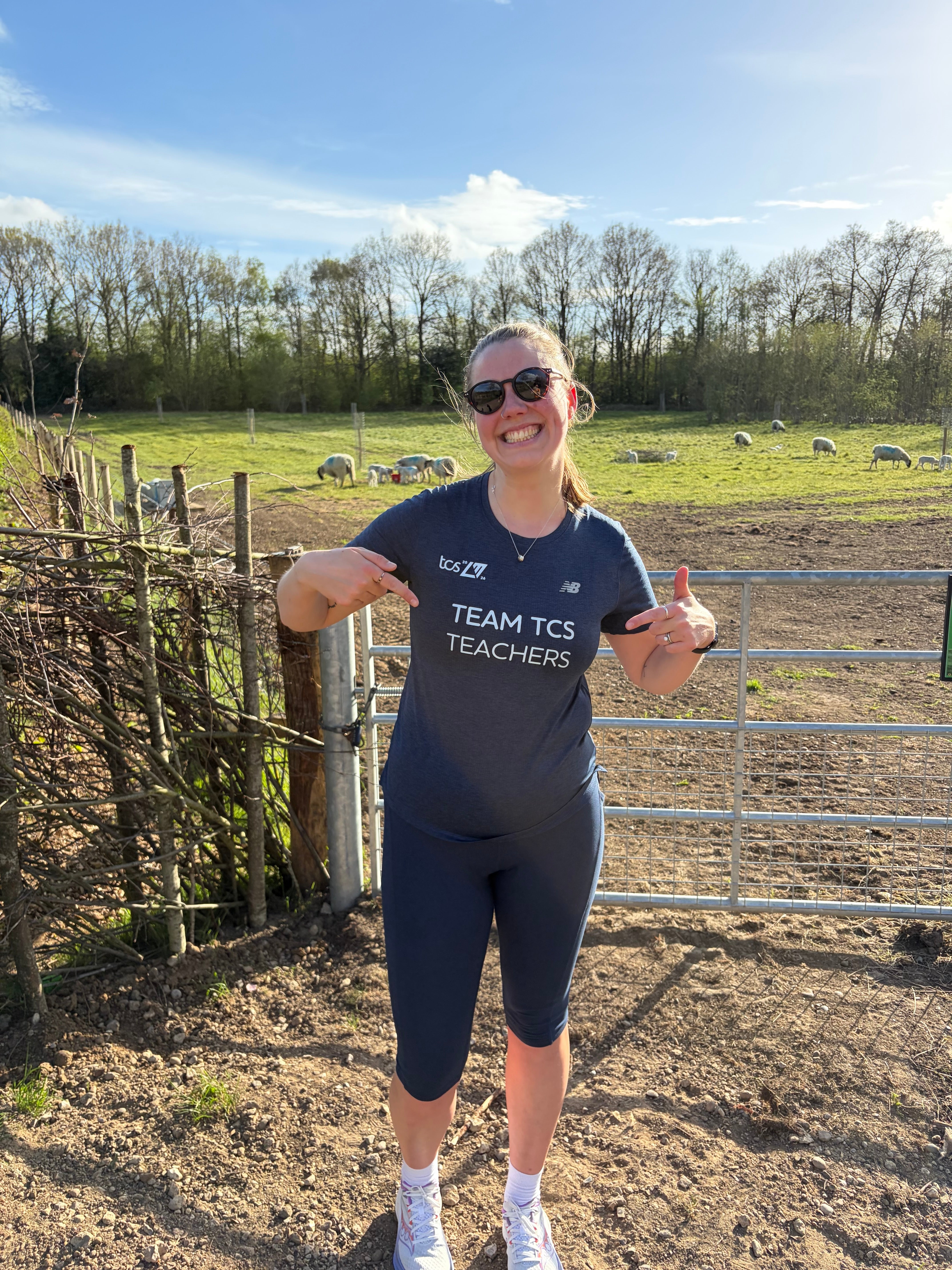 Martin took to running to help with her grief after the loss of her daughter