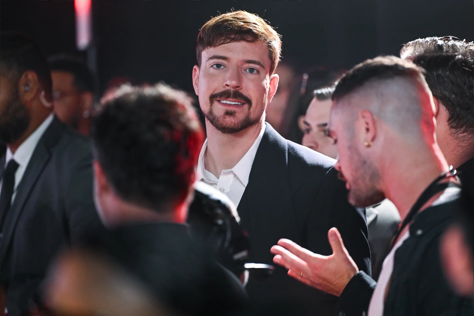 Jimmy ‘MrBeast’ Donaldson, seen here arriving at the 2025 MTV Video Music Awards in Elmont, New York, has been accused by a former female employee of fostering a toxic work environment. He is one of several male influencers to face serious allegations in recent years