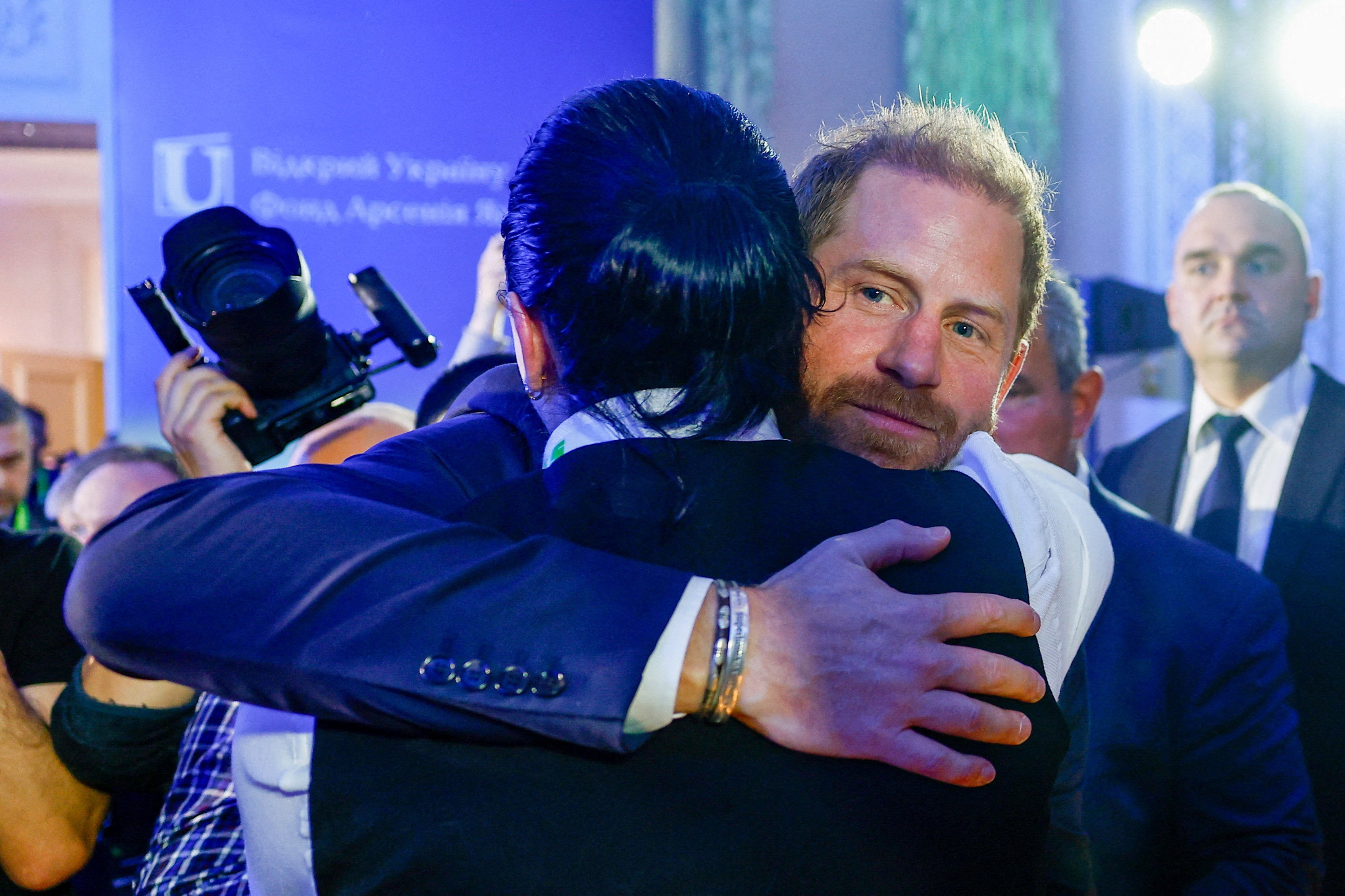 Harry says he 'will always be part of the royal family' during surprise  Ukraine visit | The Independent