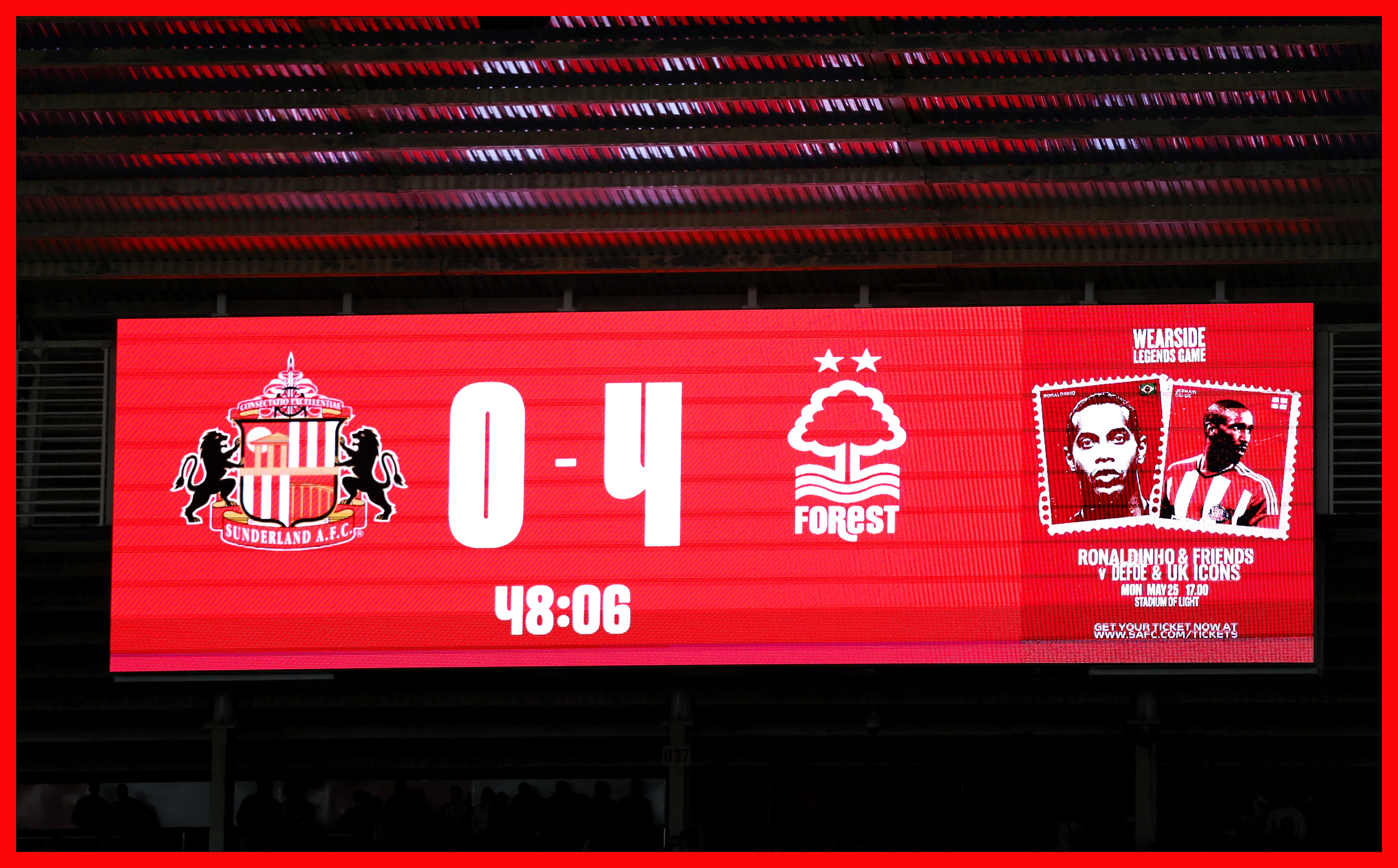 Forest were 4-0 up inside 40 minutes