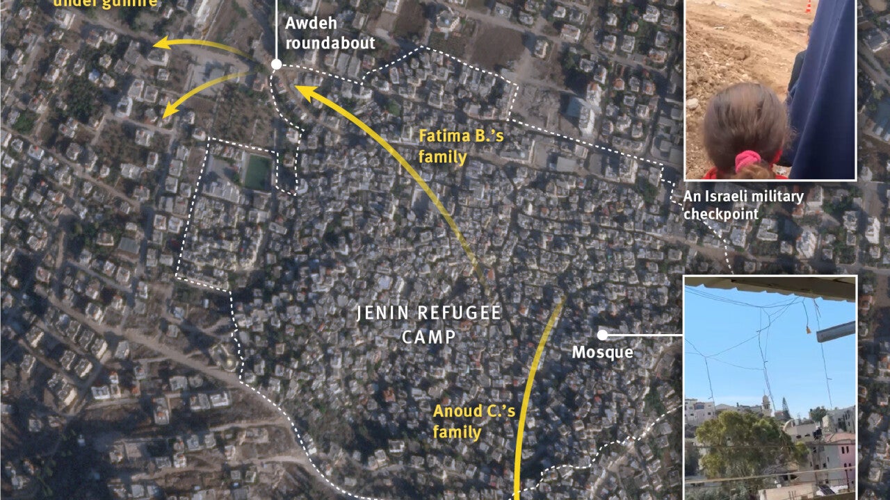 The team investigated Israel's displacement of Palestinians in the West Bank